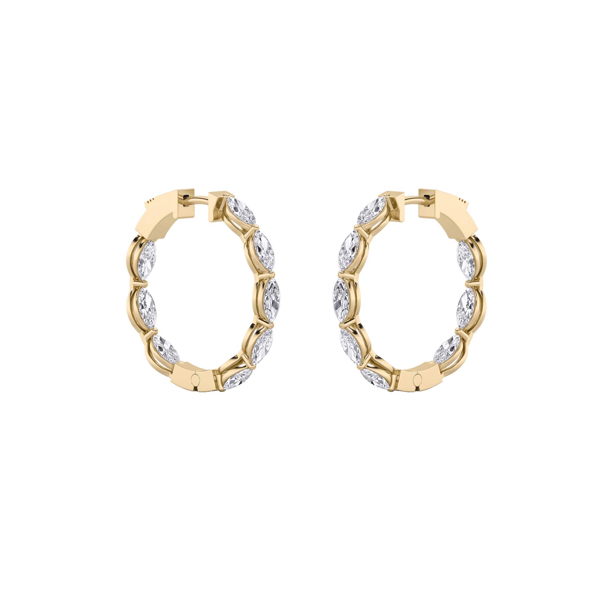 Radiant Circle Hoop Earrings 6