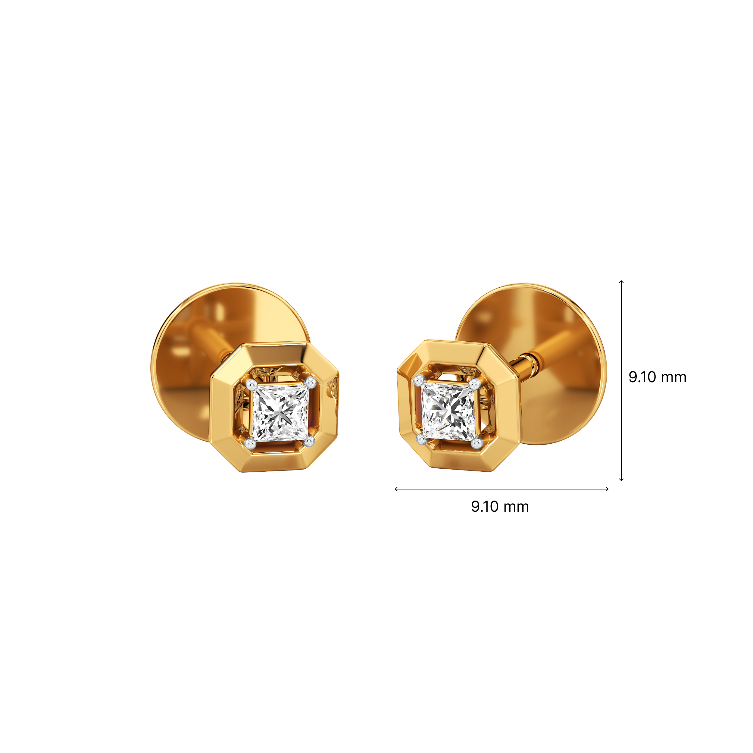 The Nova Octa Studs 5