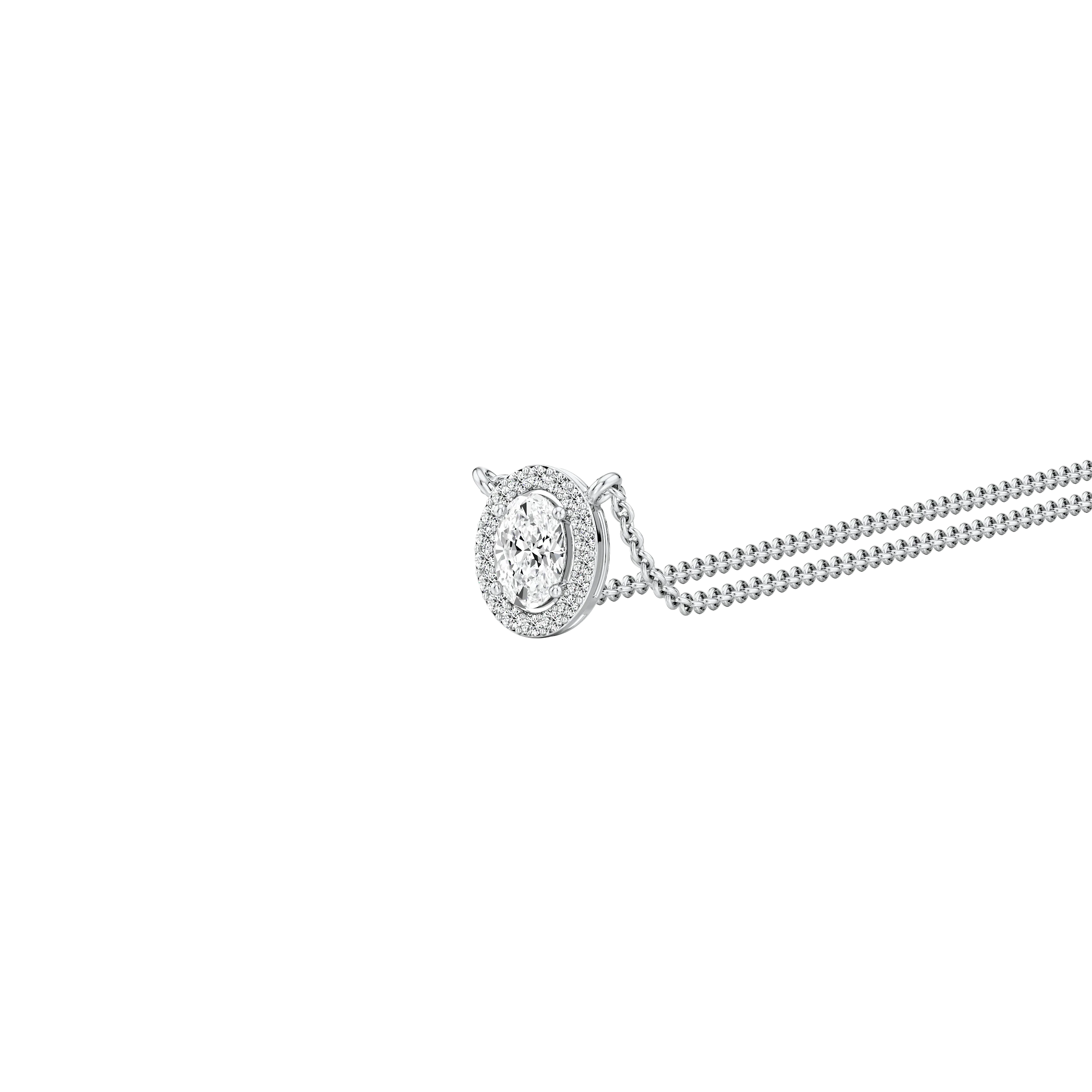 Lustre Oval Pendant 3