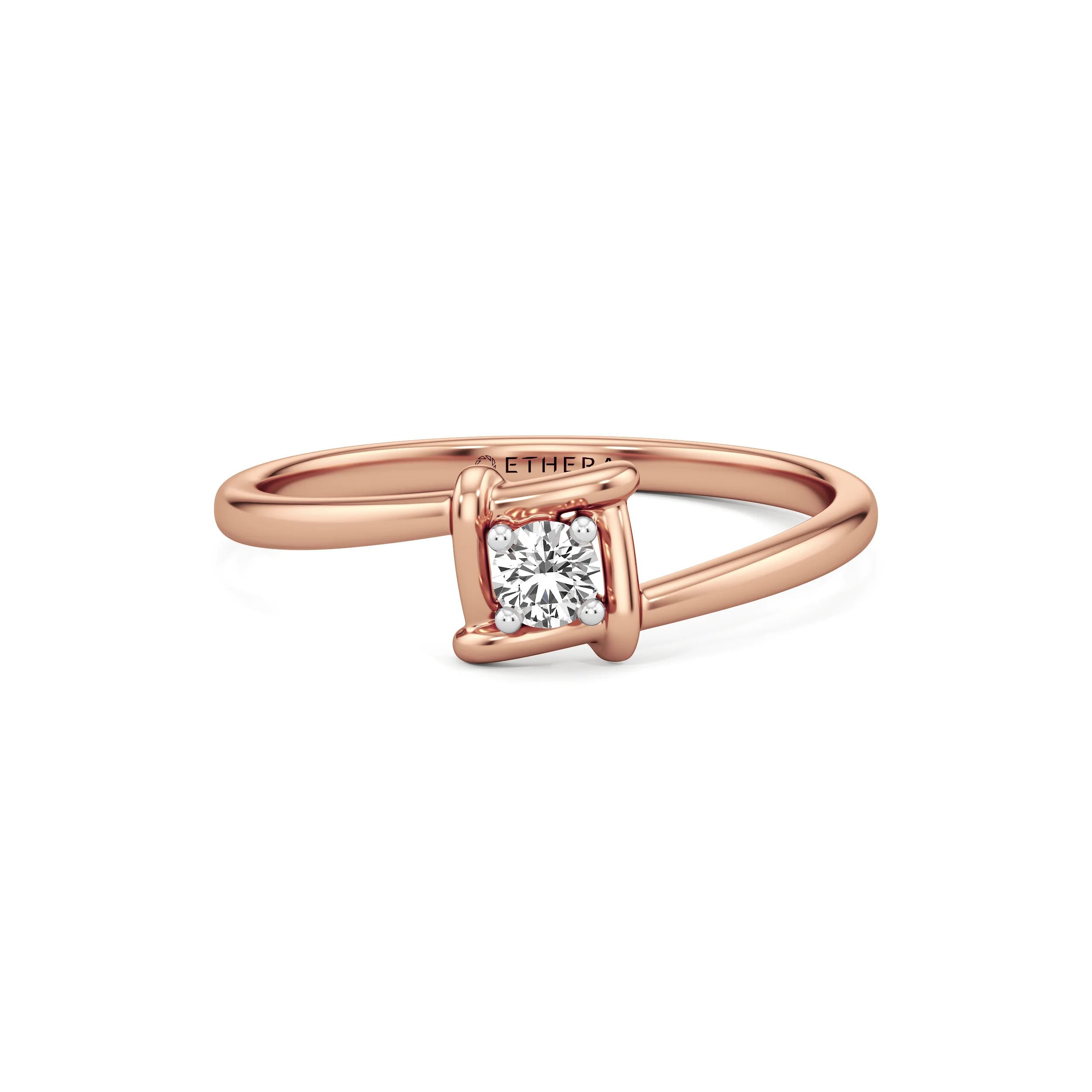 Axis Solitaire Ring 13
