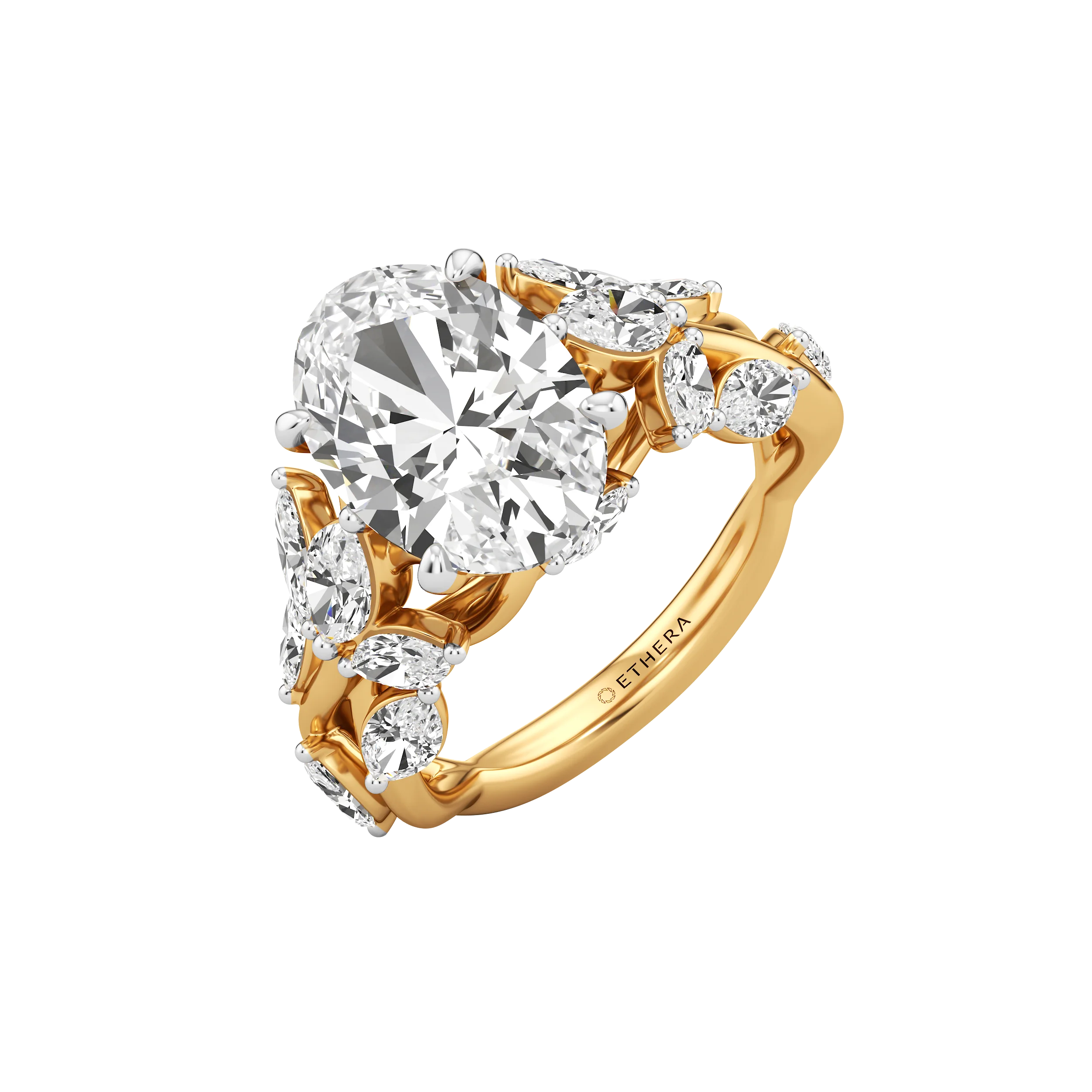 Petal Crest Cocktail Ring 0