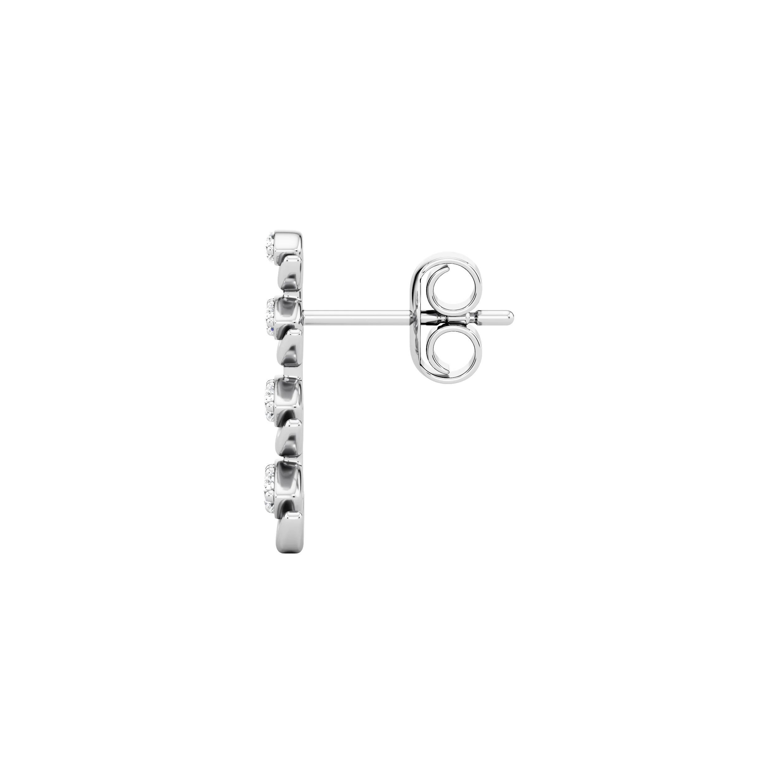 Crescent Cascade Stud 5