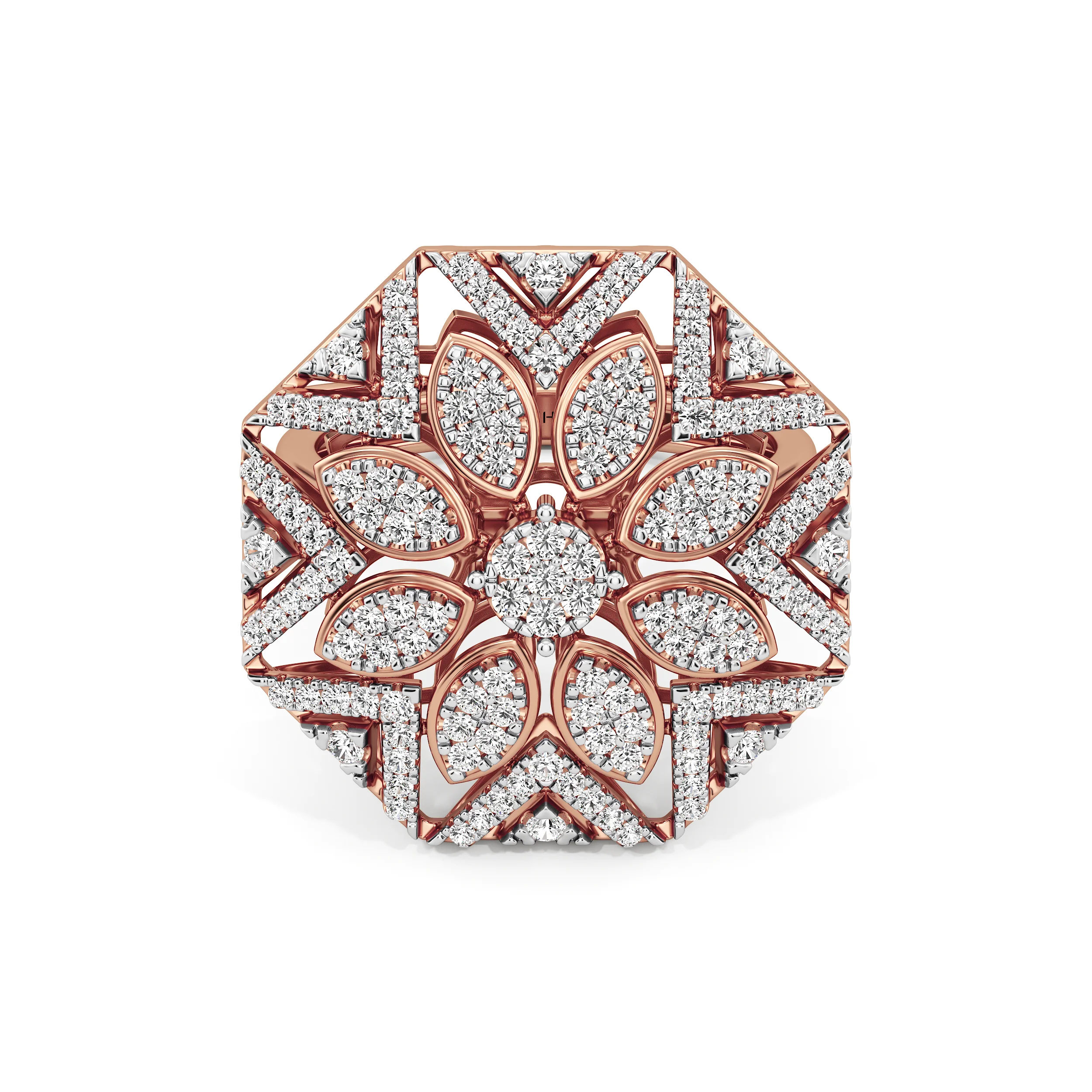 OctaBloom Statement Ring 15