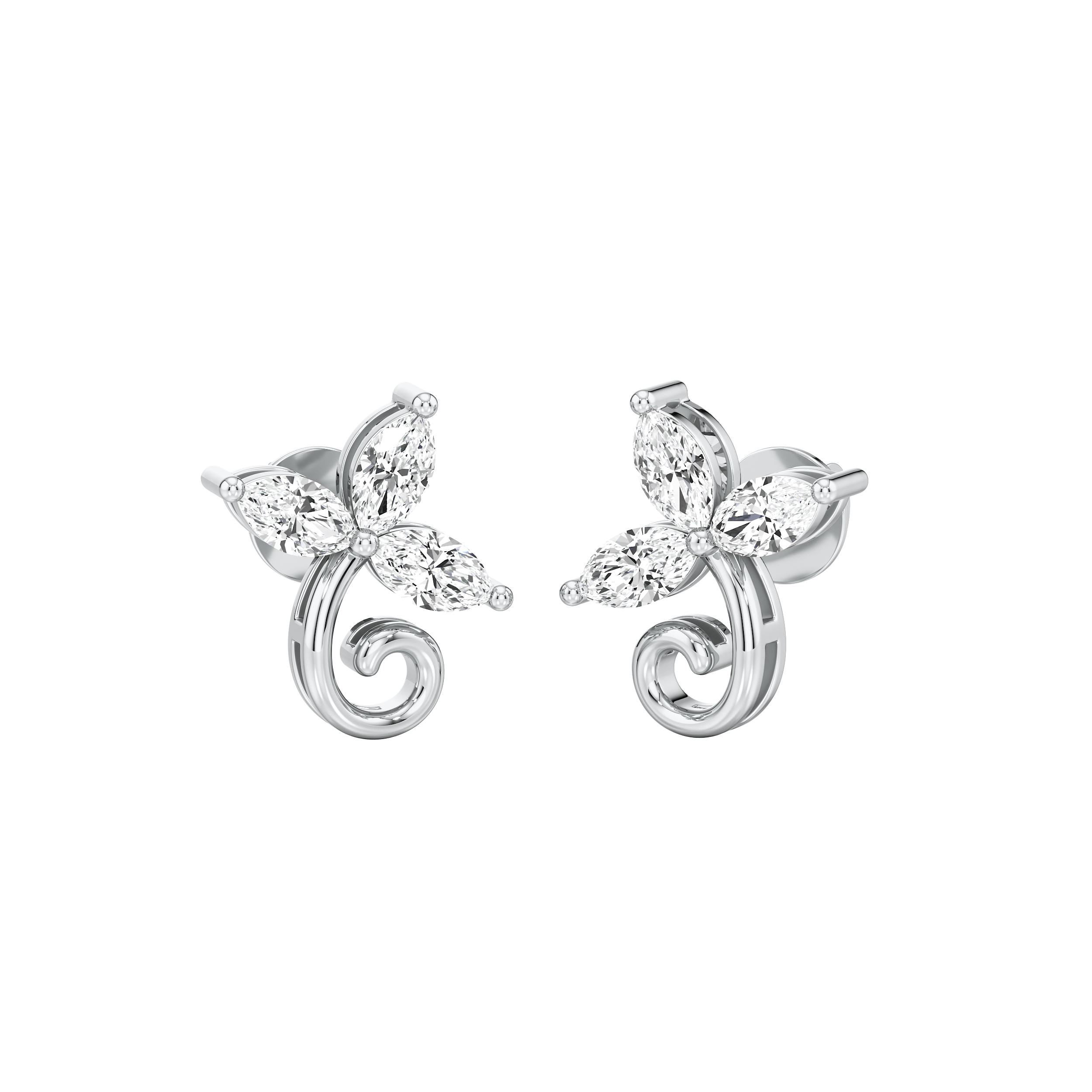 Petal Swirl Studs 3