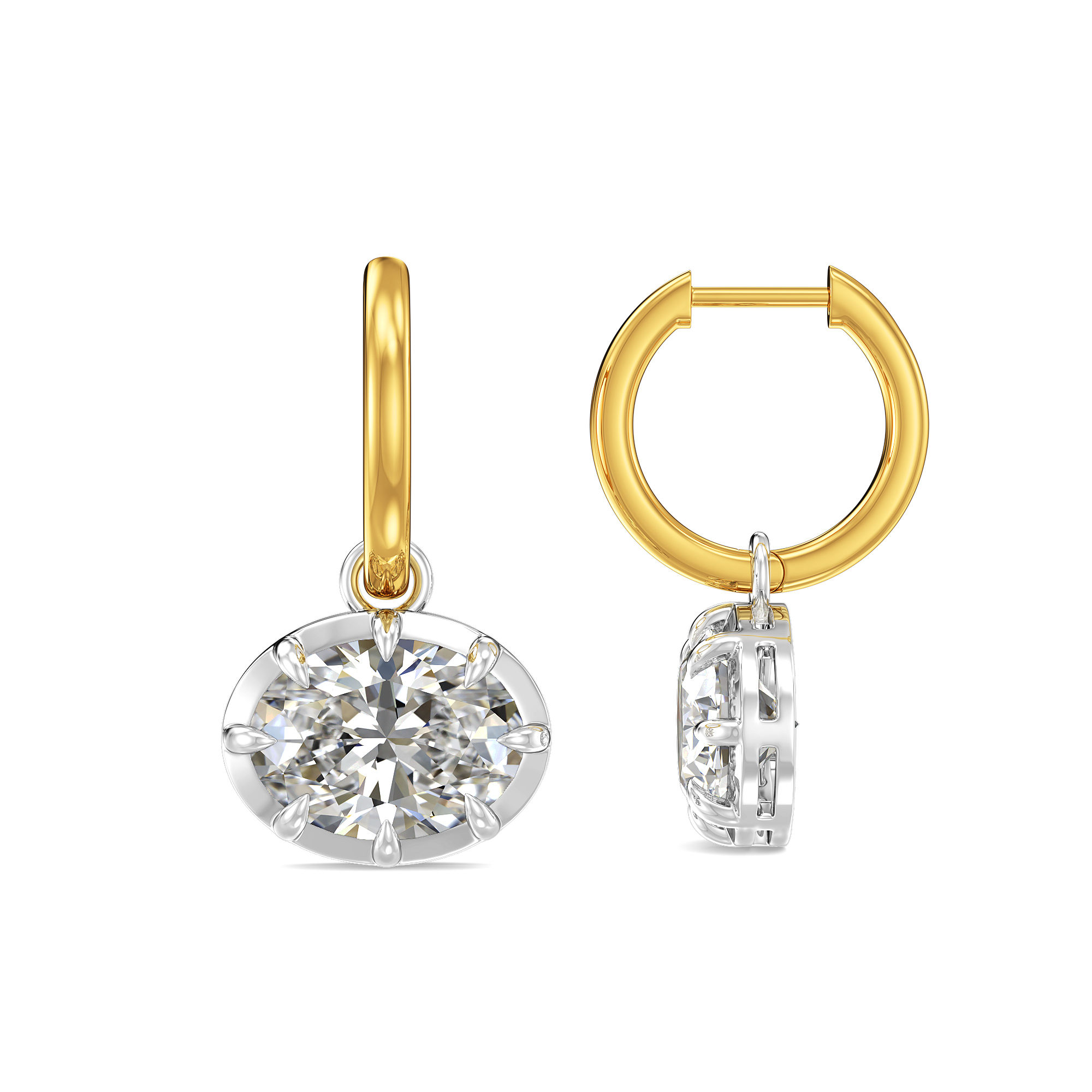 Sonam's Tri-Carat Statement Hoops 4