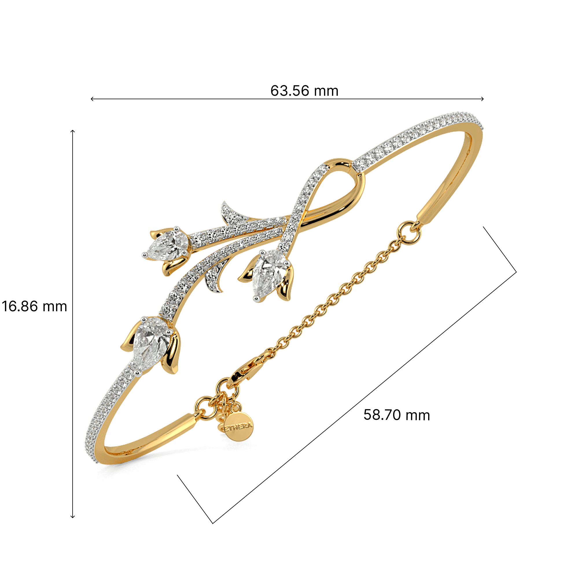 Lotus Dream Oval Bangle 4