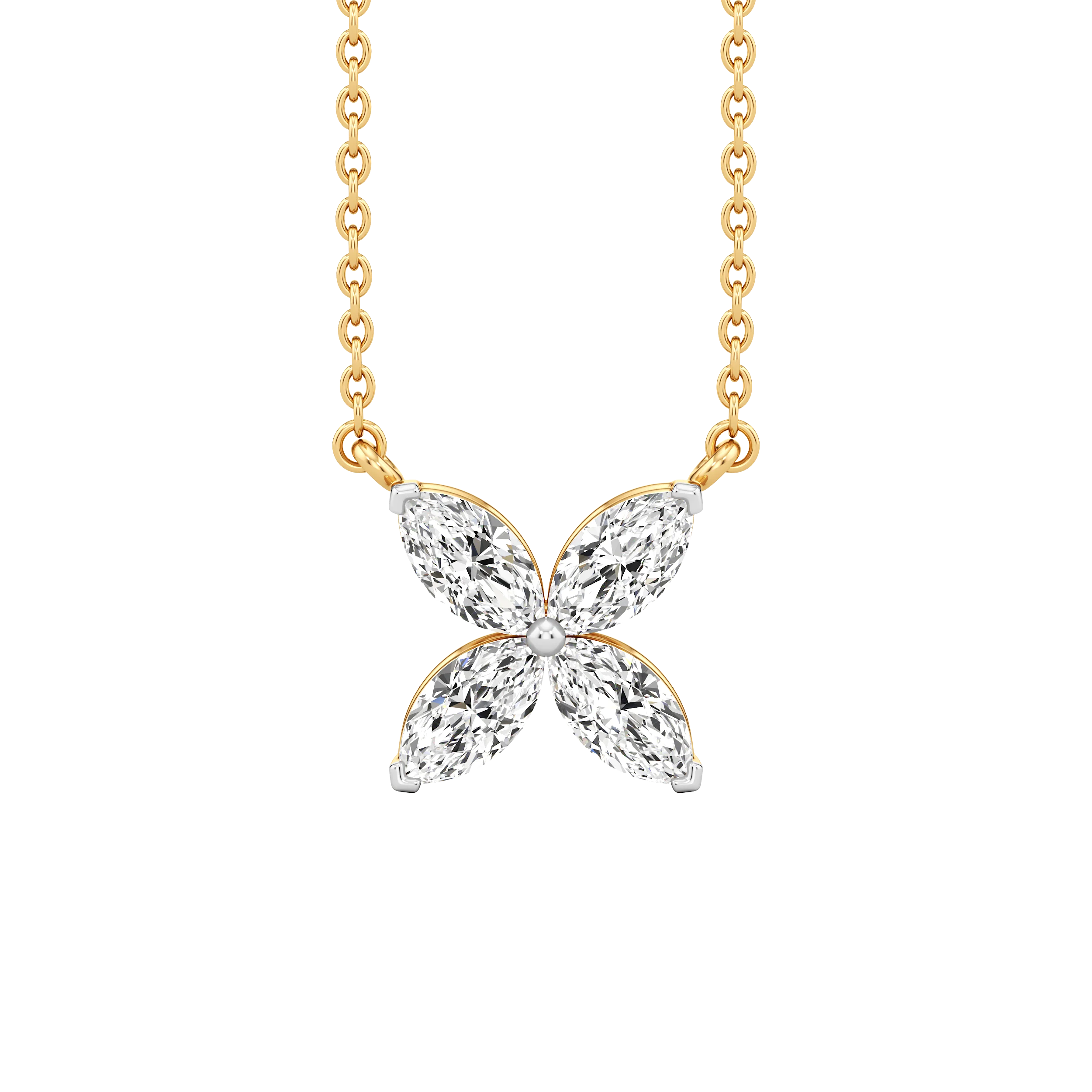 Marquise Bloom Necklace 1