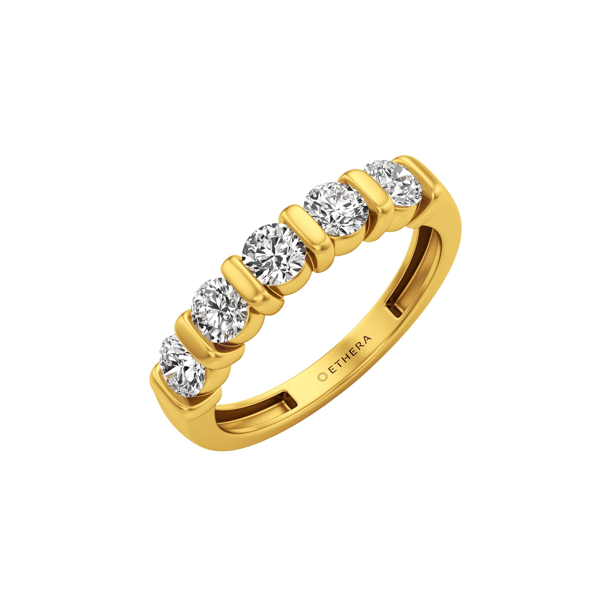 Glow Ridge Diamond Band 0