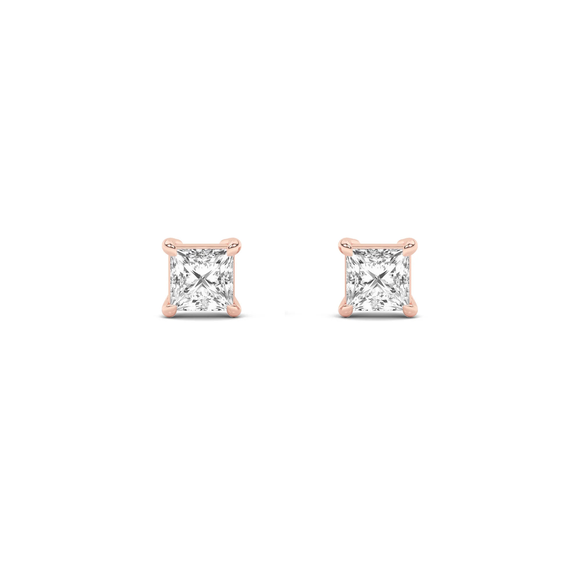 Pristine Princess Stud Earrings 2 Carat 7
