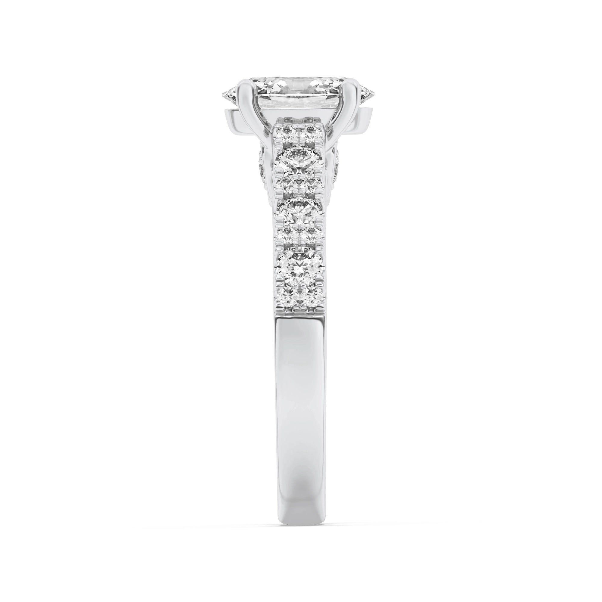 Nouveau Brilliance Solitaire Ring 8