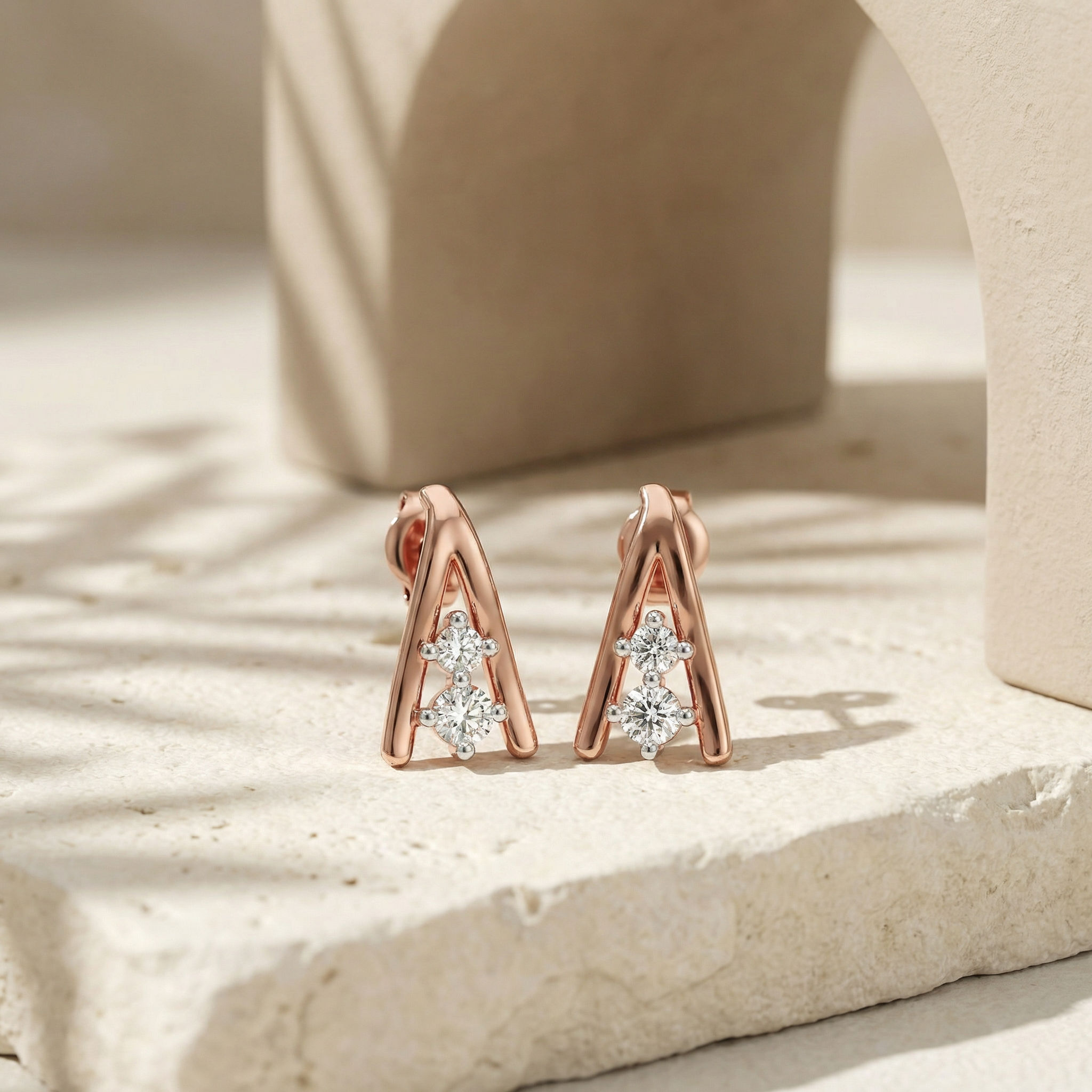 Axis Line Earrings 1