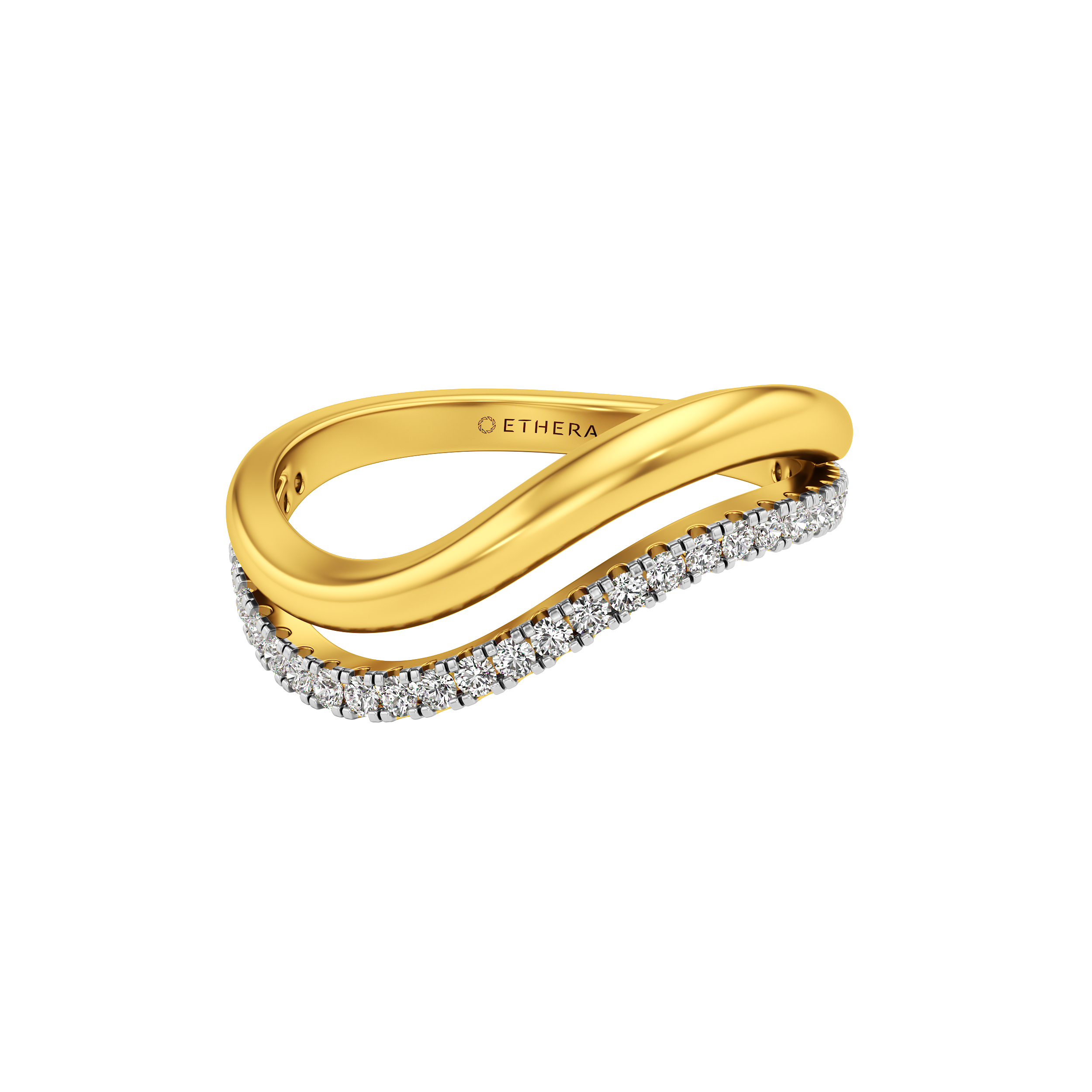 Waveline Stack Ring 0