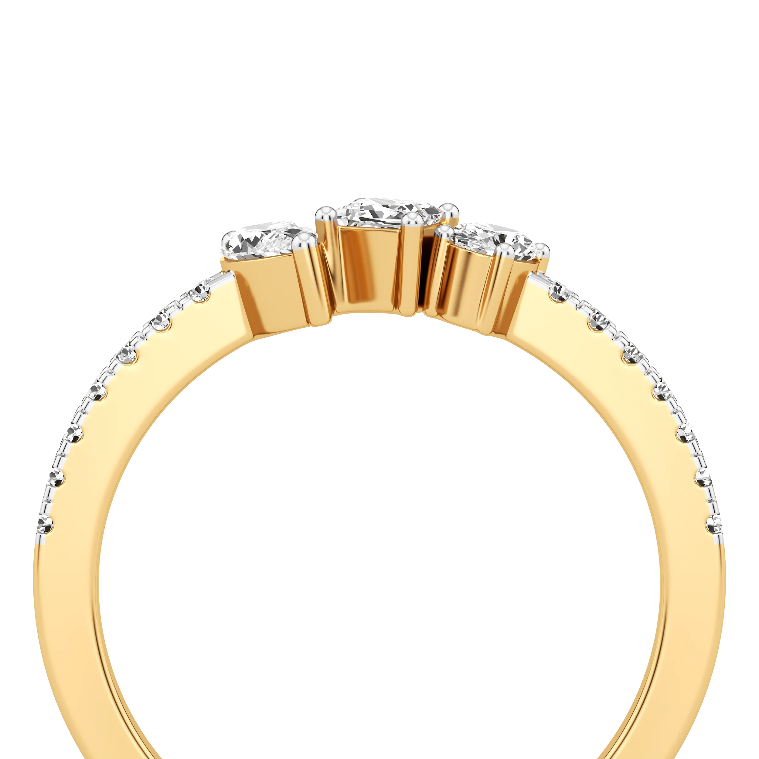 Marquise Arc Trio Ring 4