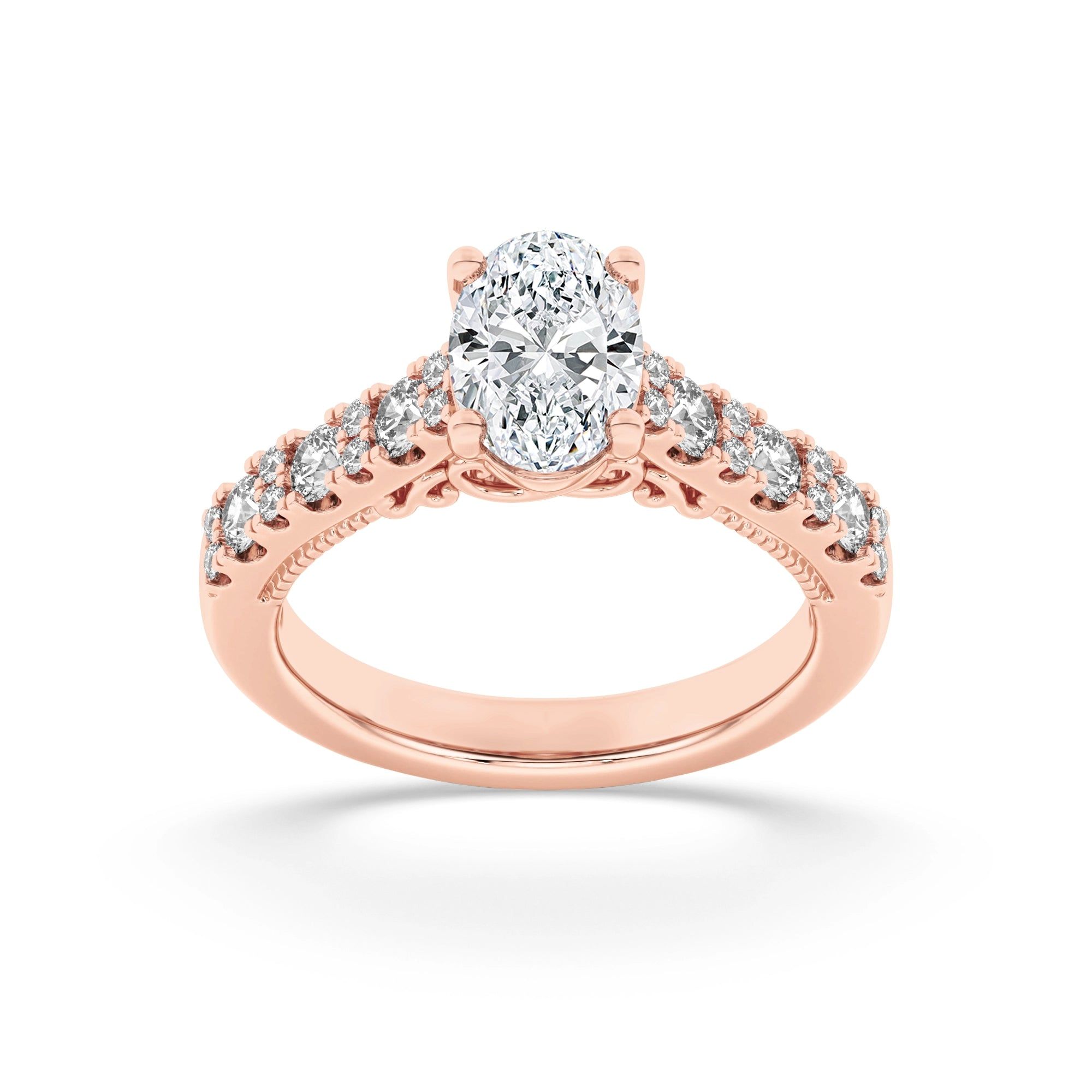 Nouveau Brilliance Solitaire Ring 10