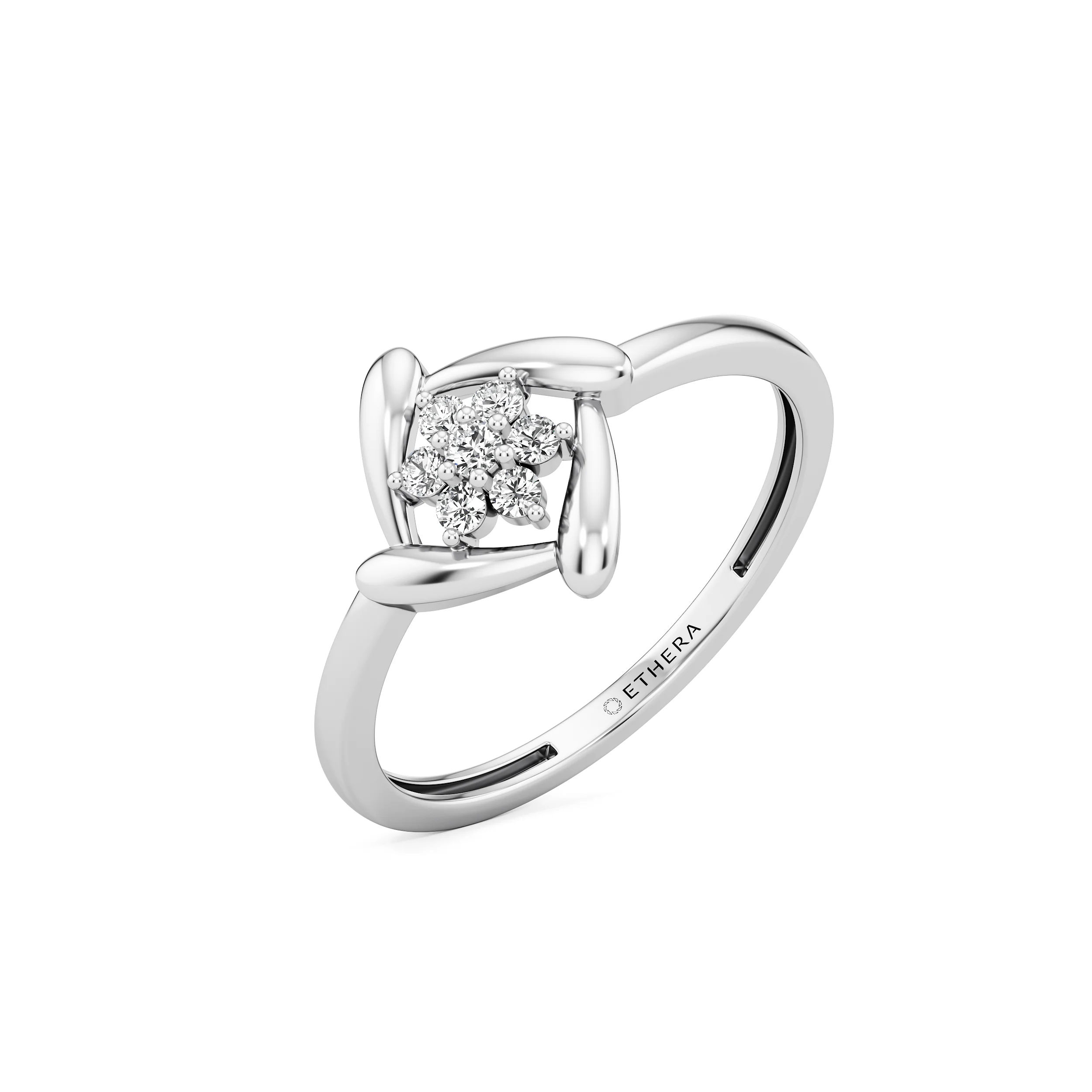 Petaline Cluster Ring 7