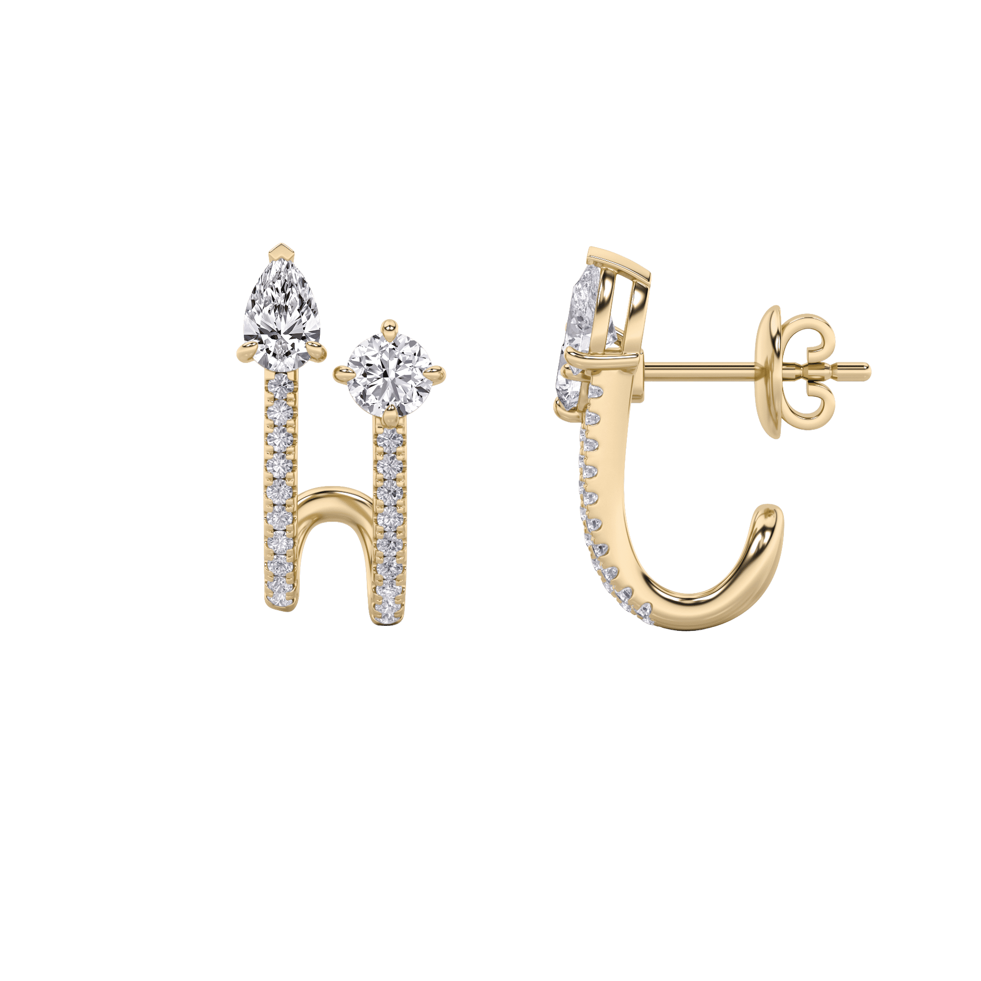 Double Delight Hoop Earrings 2