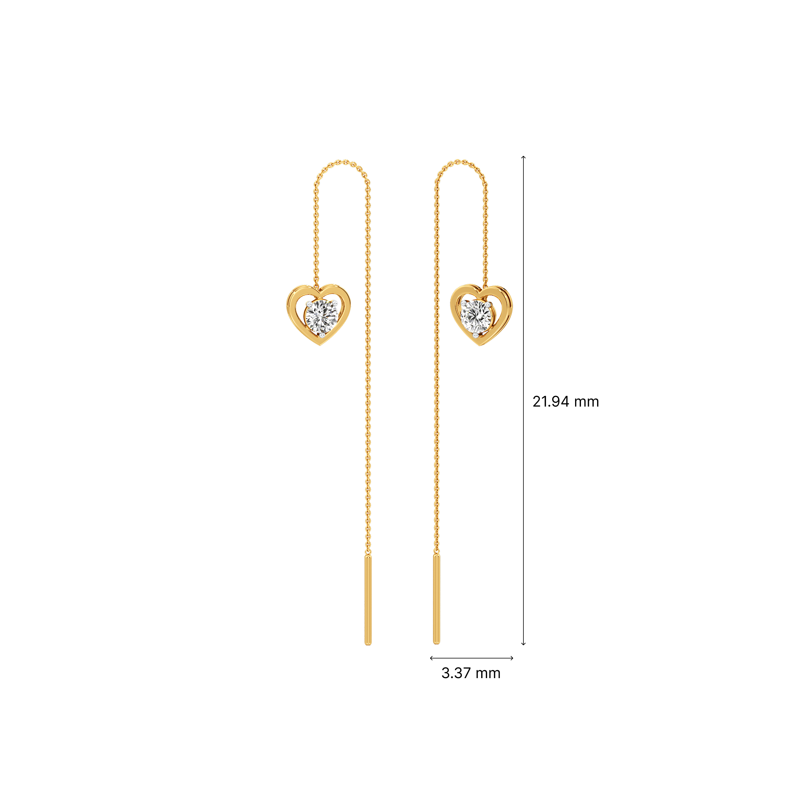 The Amora Threader Earrings 6