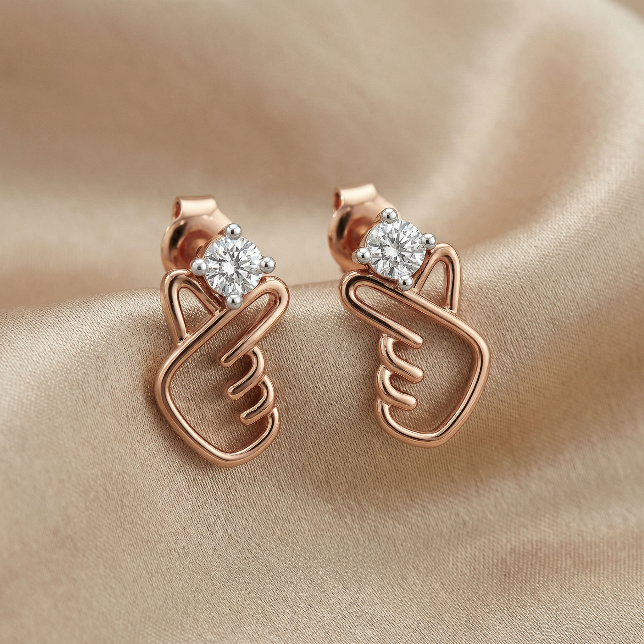 K-Heart Studs