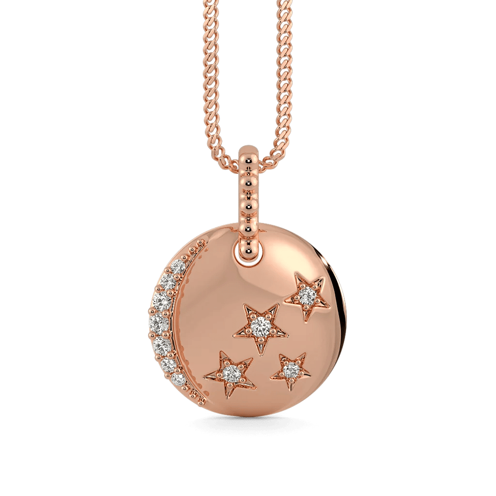 Stardust Disc Charm Pendant 3