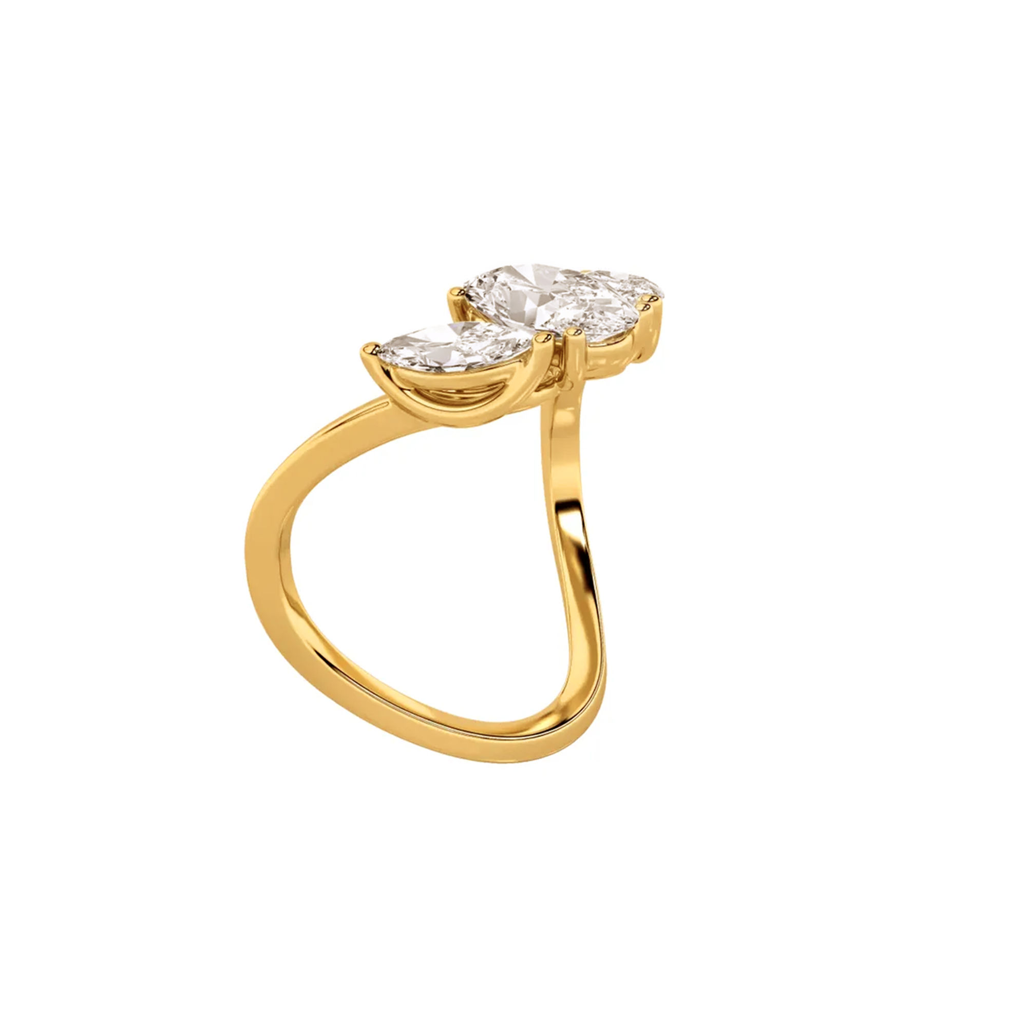 Graceful Curve Vanki Ring 1