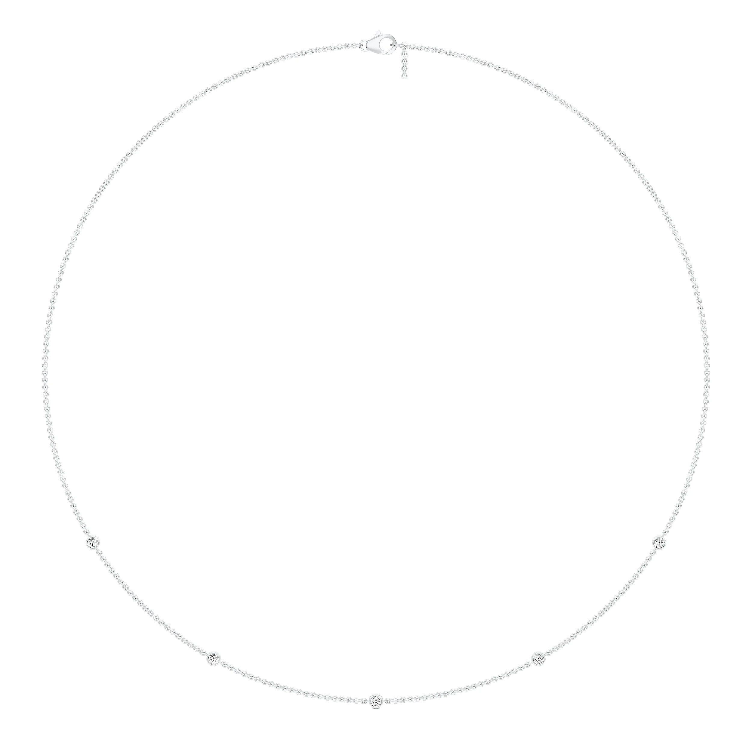 Twilight Twinkle Diamond By Yard Necklace 7