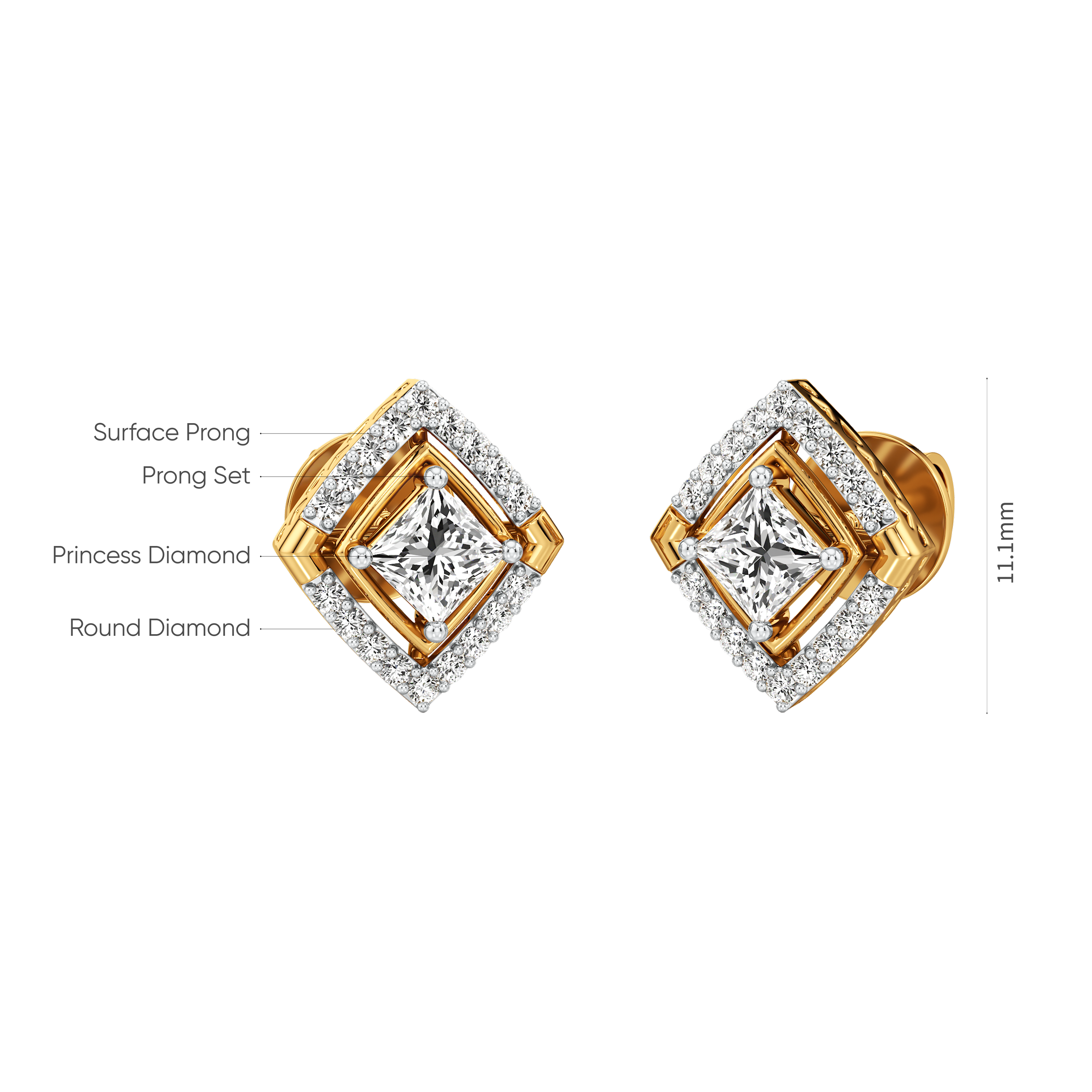 Regalia Prism Studs 9