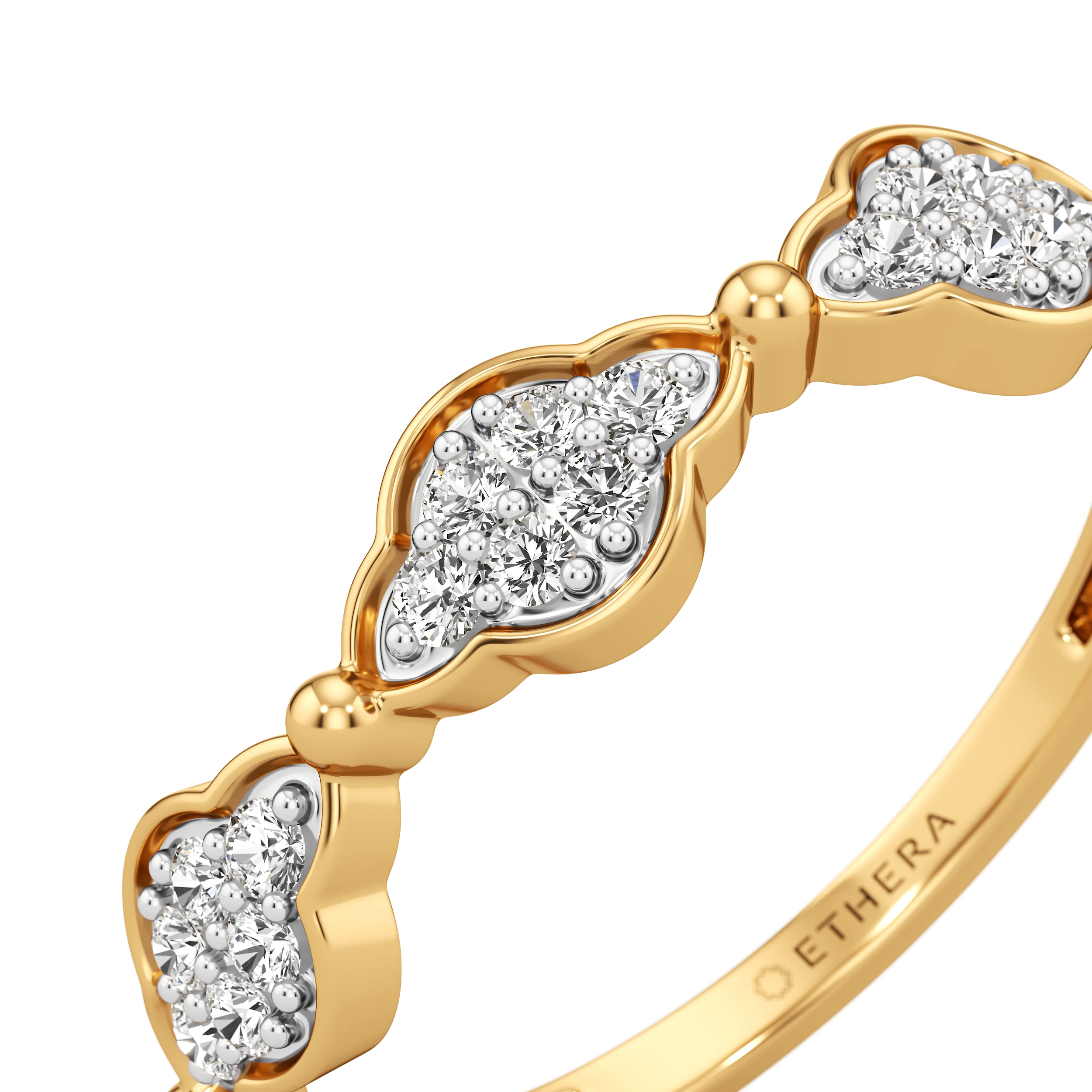 Petal Gleam Diamond Ring 3