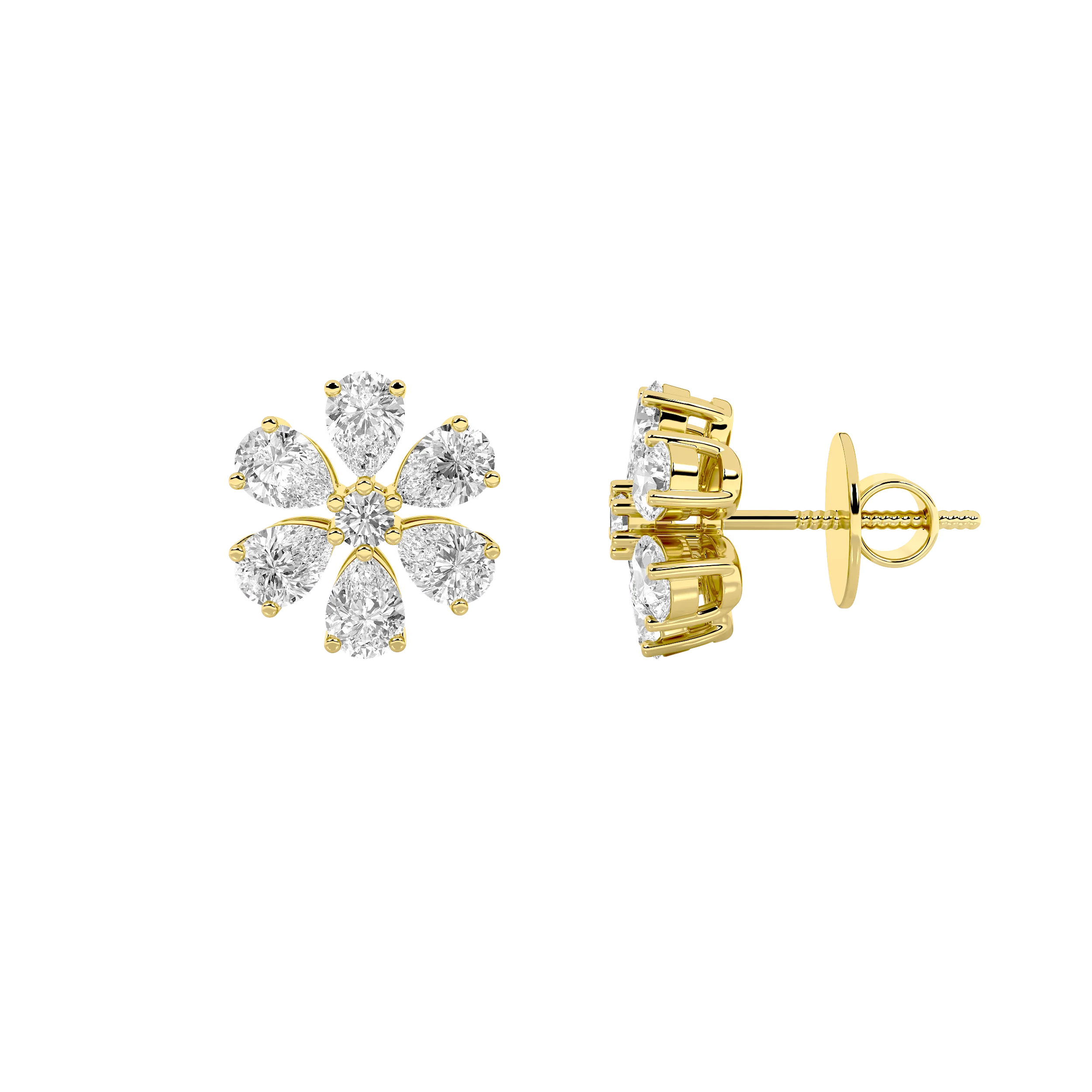 Blossoming Floral Stud Earrings 2