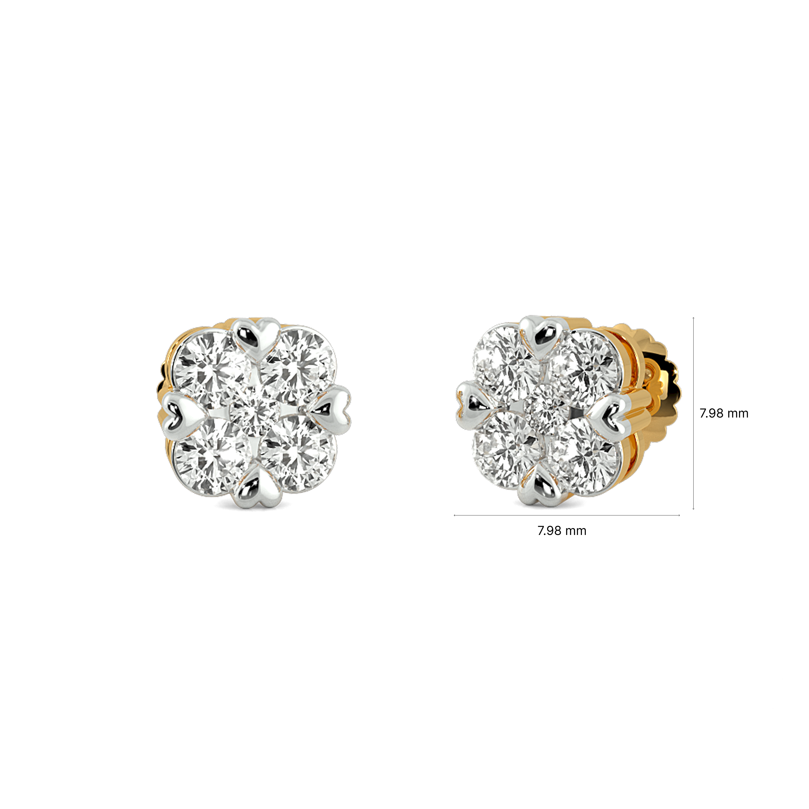 Heartfelt Brilliance Stud Earrings 3