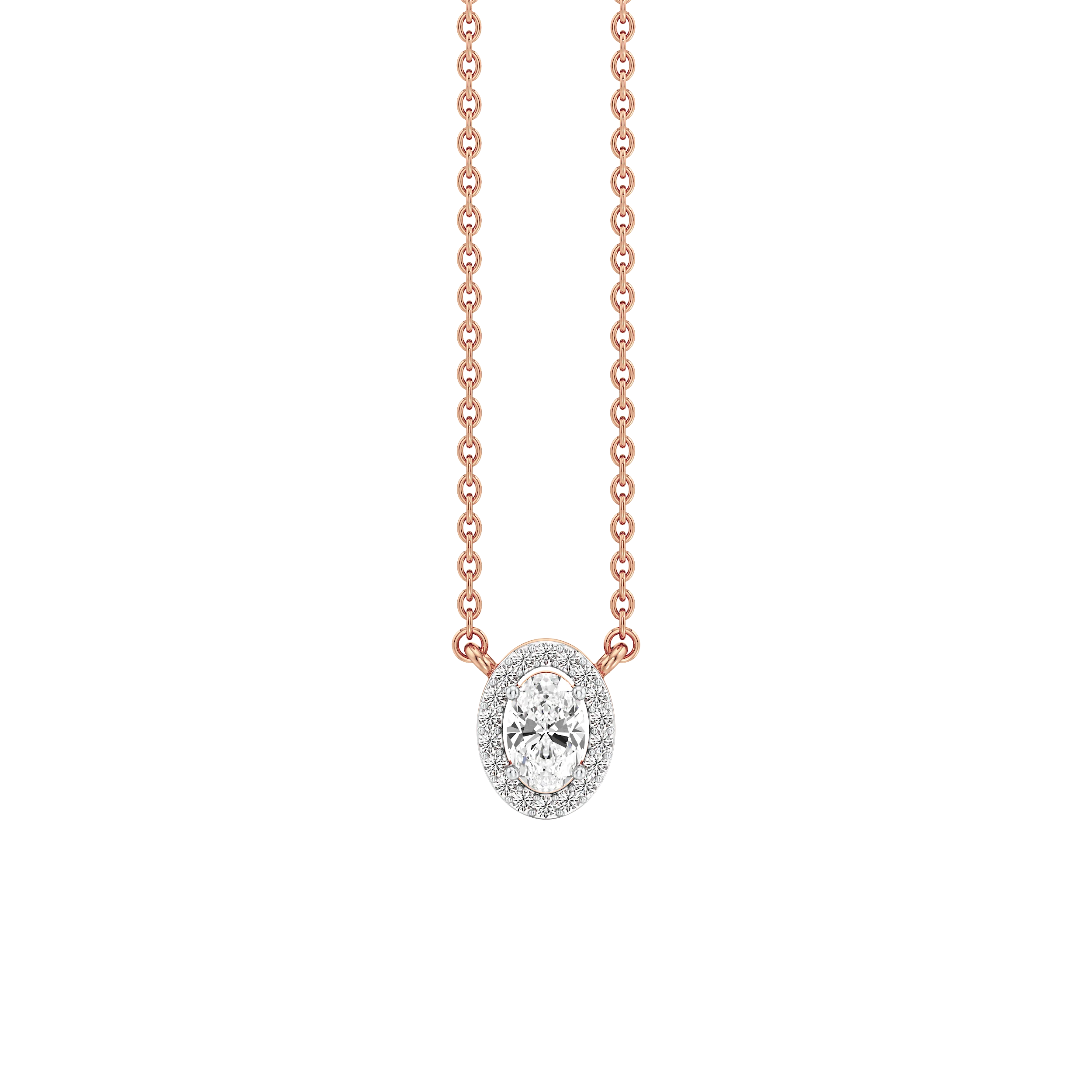 Lustre Oval Pendant 7