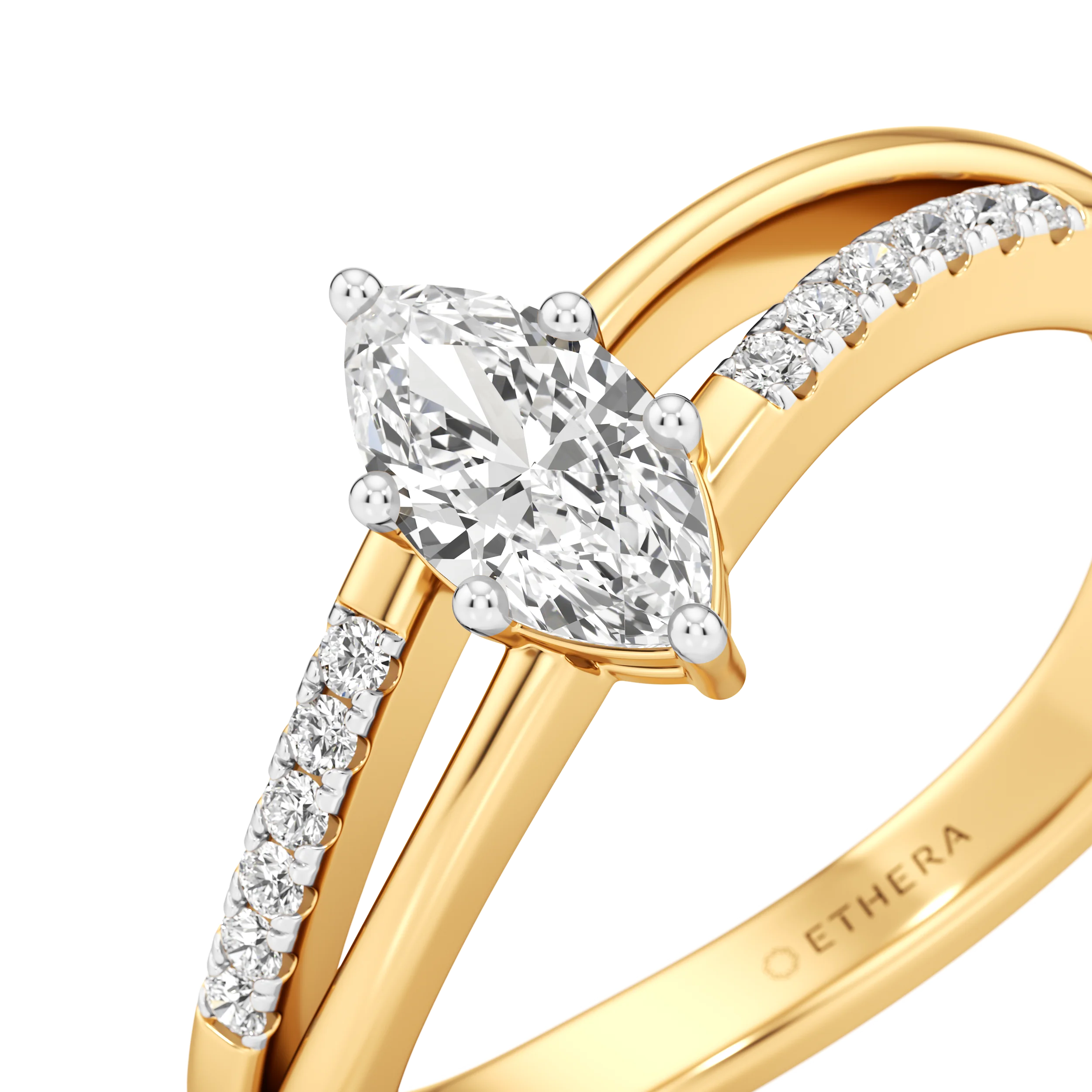 Crossline Marquise Ring 3
