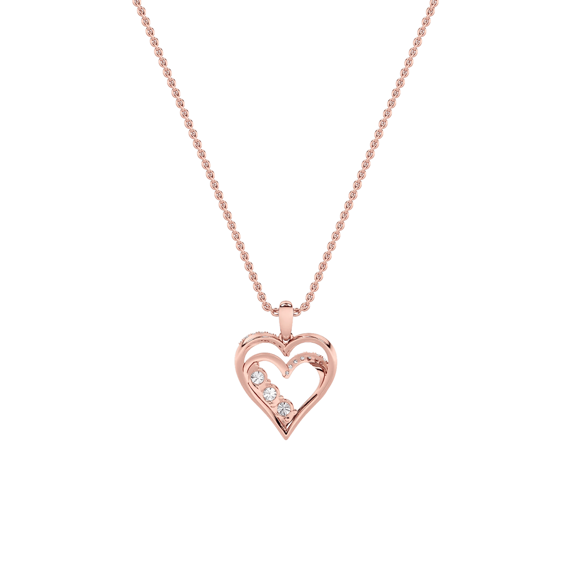 Hearts Entwine Pendant 11