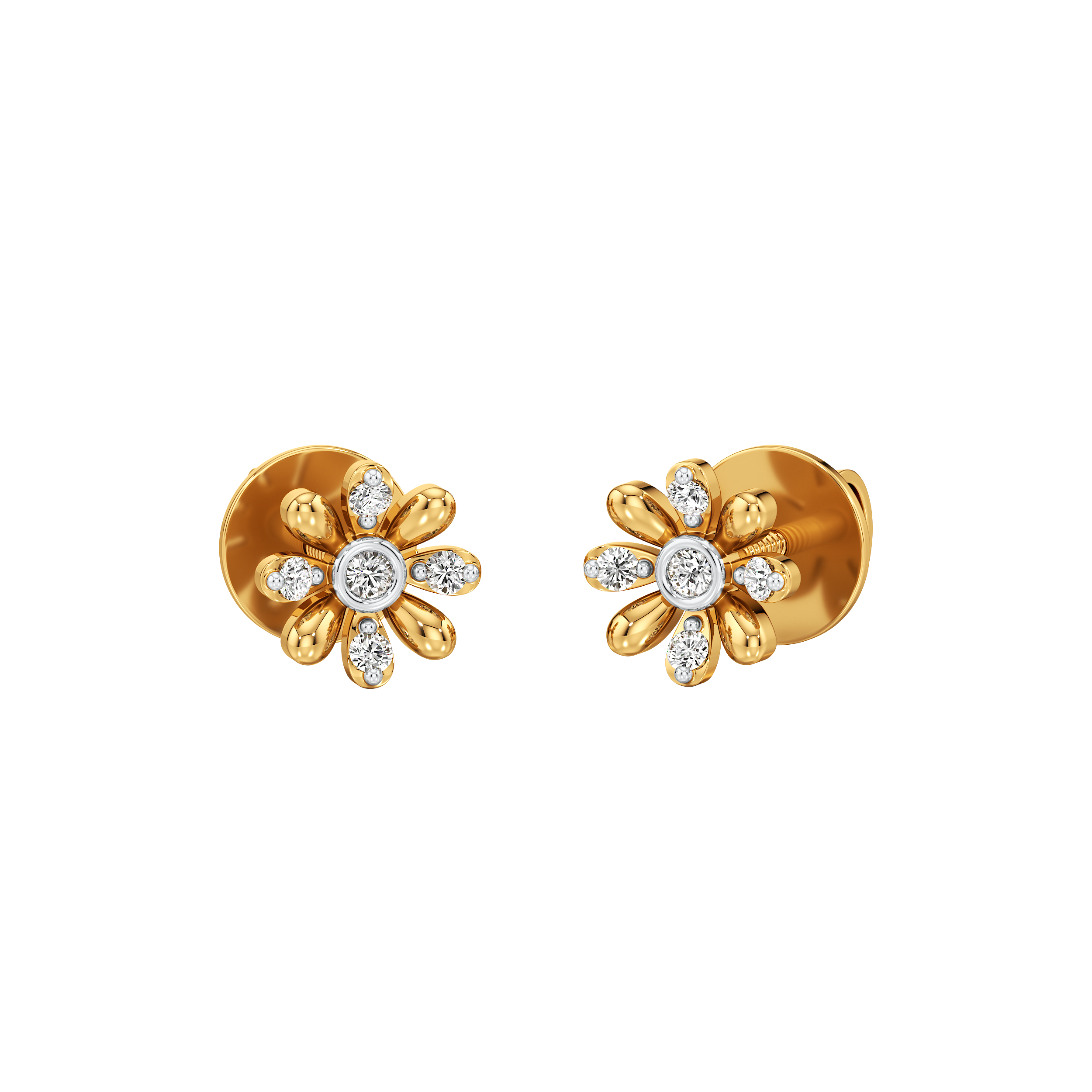 Daisy Radiance Pendant And Earrings hover