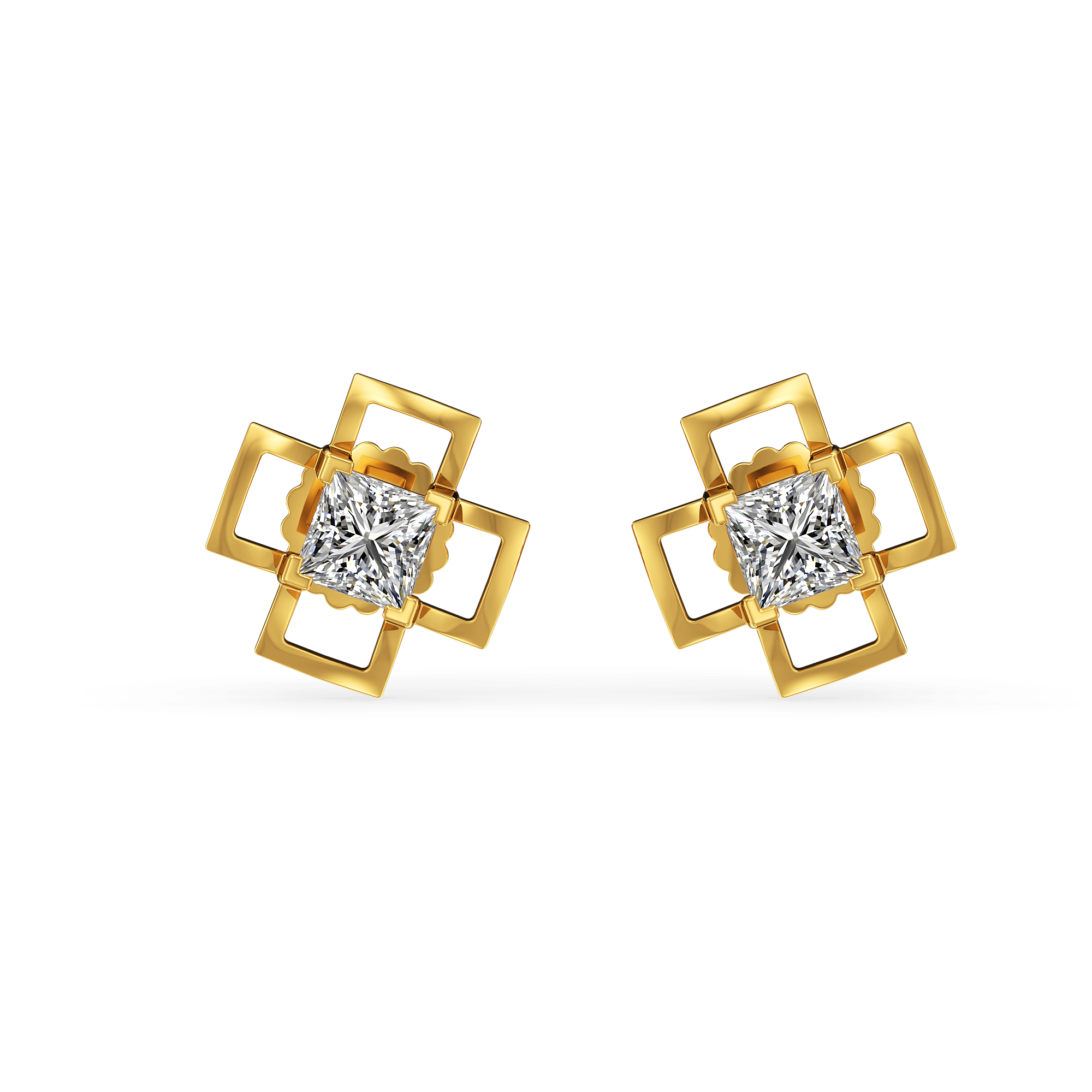 Golden Cross Studs 0