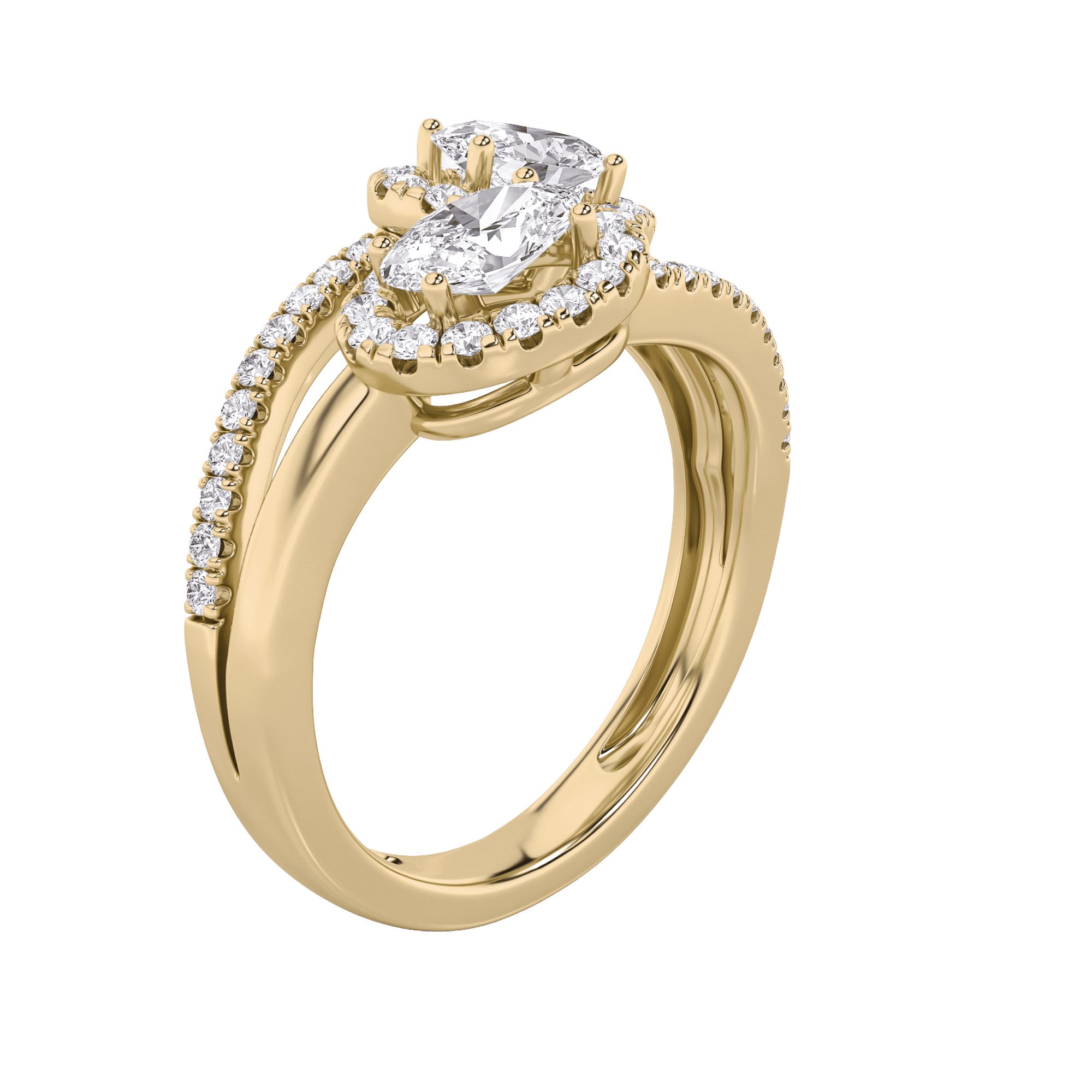 Ecliptica Halo Toi Et Moi Ring 0