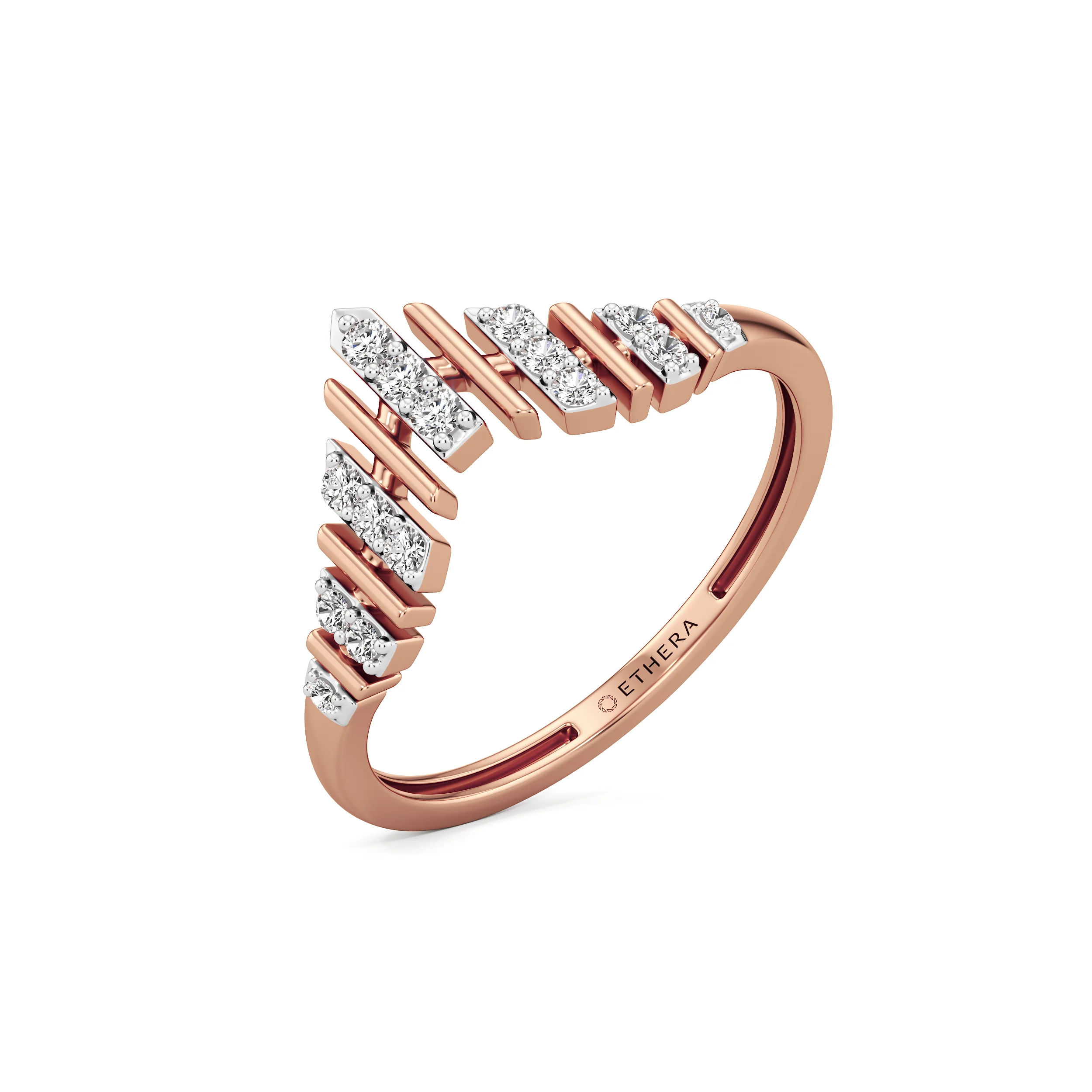 Radiant Edge Diamond Ring 11