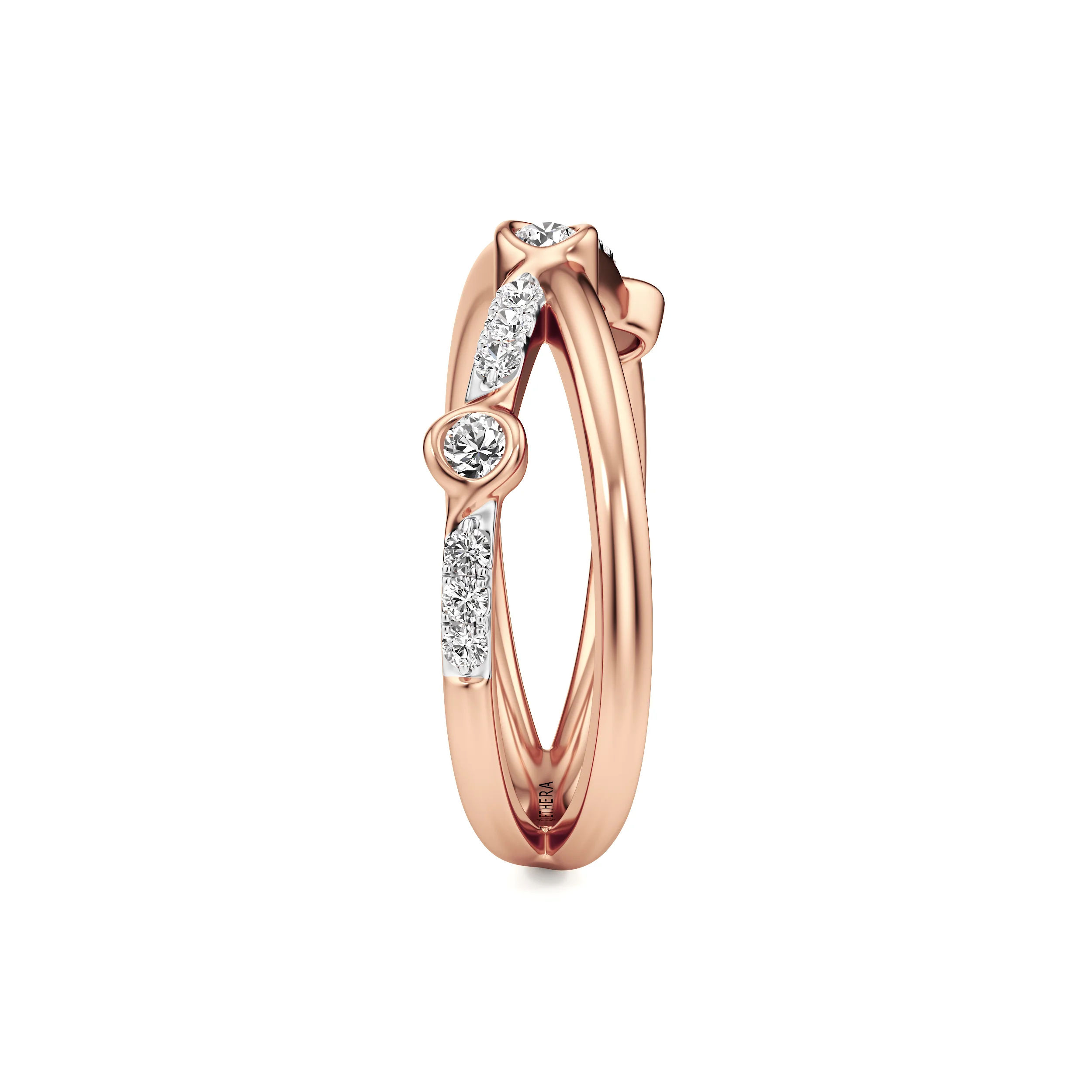 Twine Gleam Diamond Ring 18