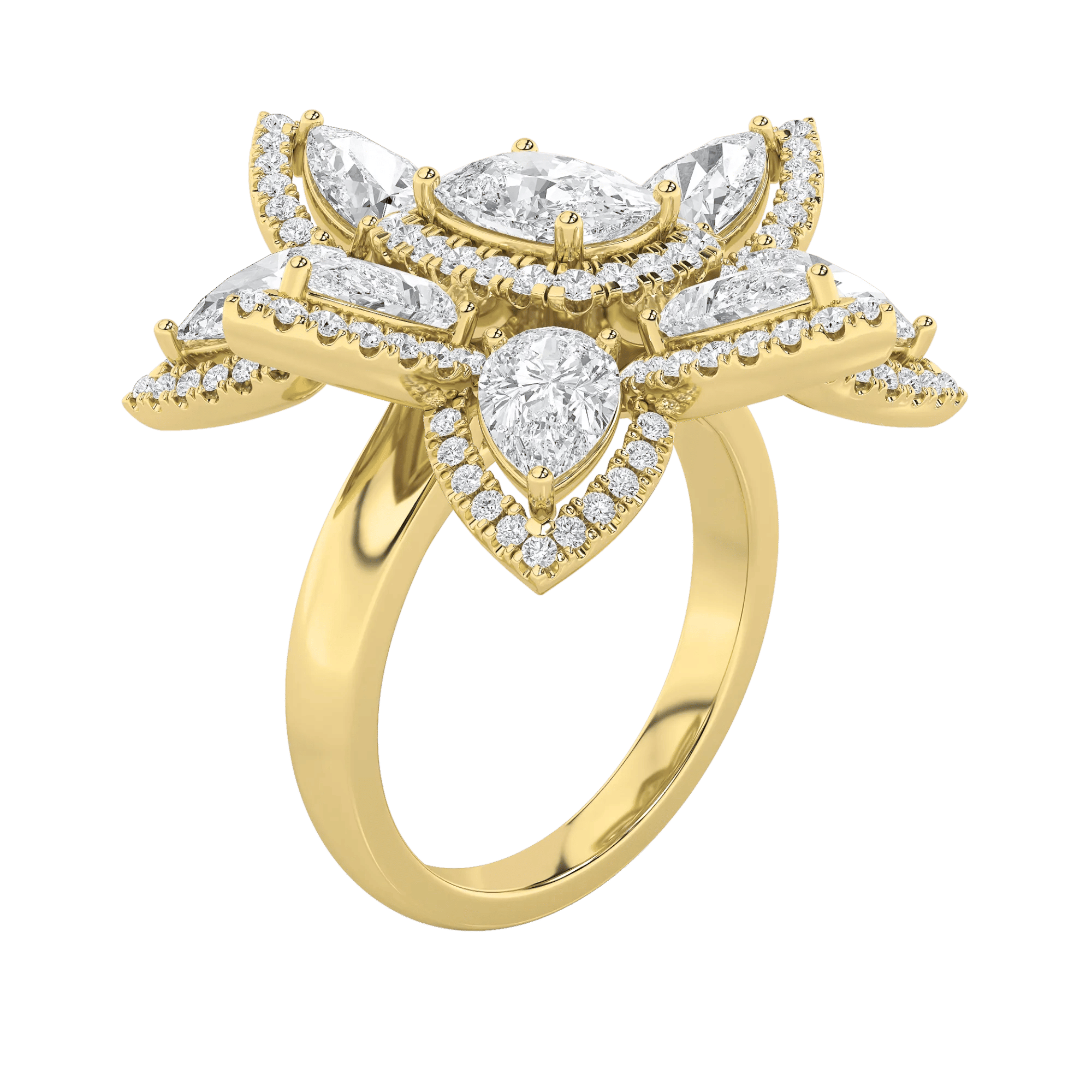 Vintage Garden Cocktail Ring 0