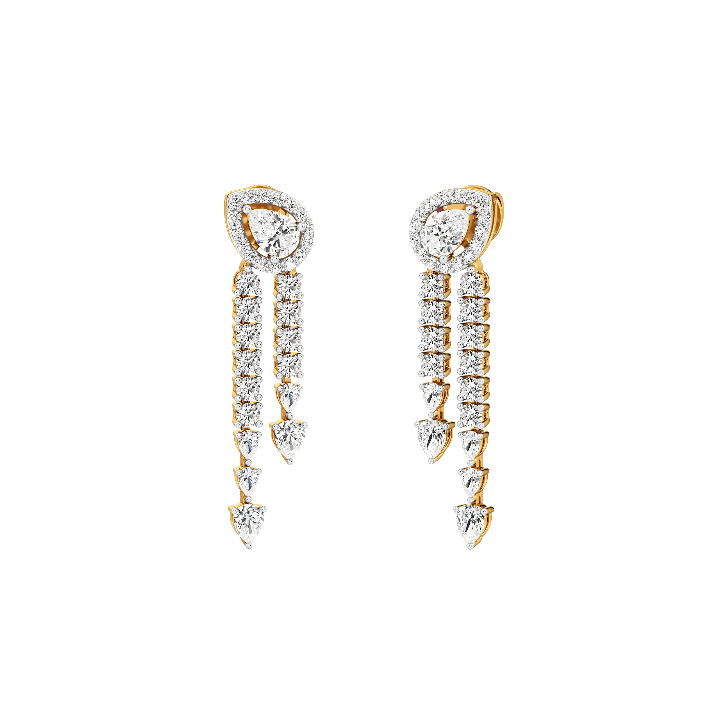 Cascade Pear Drop Earrings 0