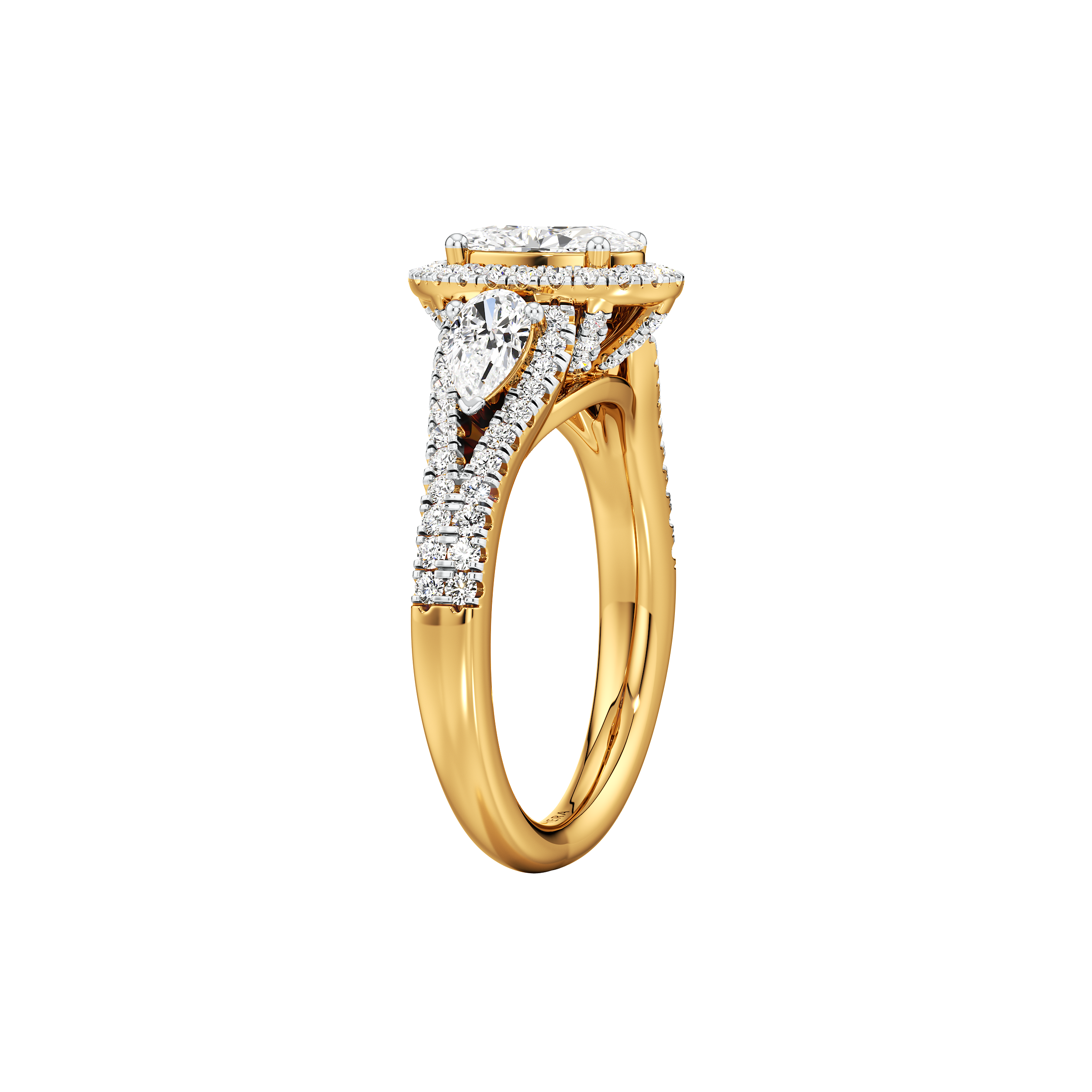 Radiance Triology 3 Stone Ring 4
