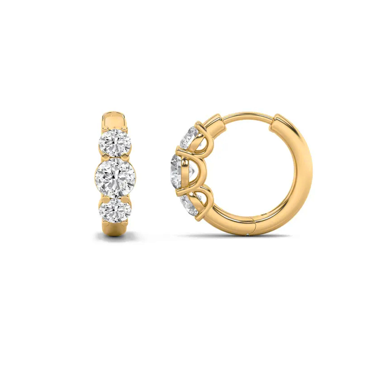 Gleaming Trio Bali Earrings 4