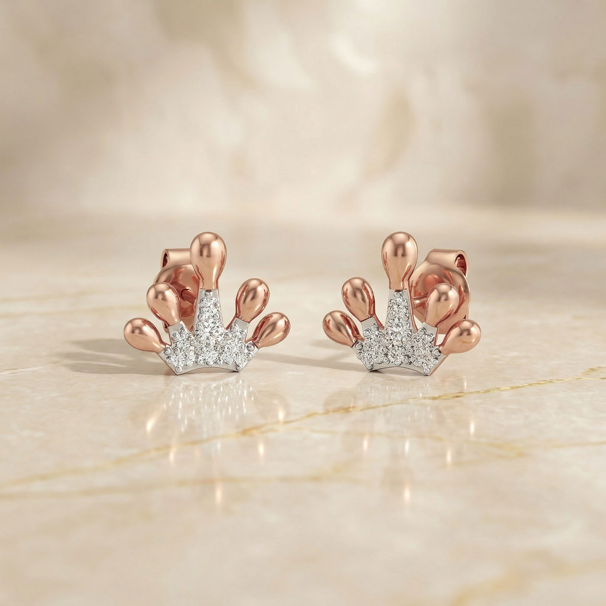 Crownlet Diamond Studs 2