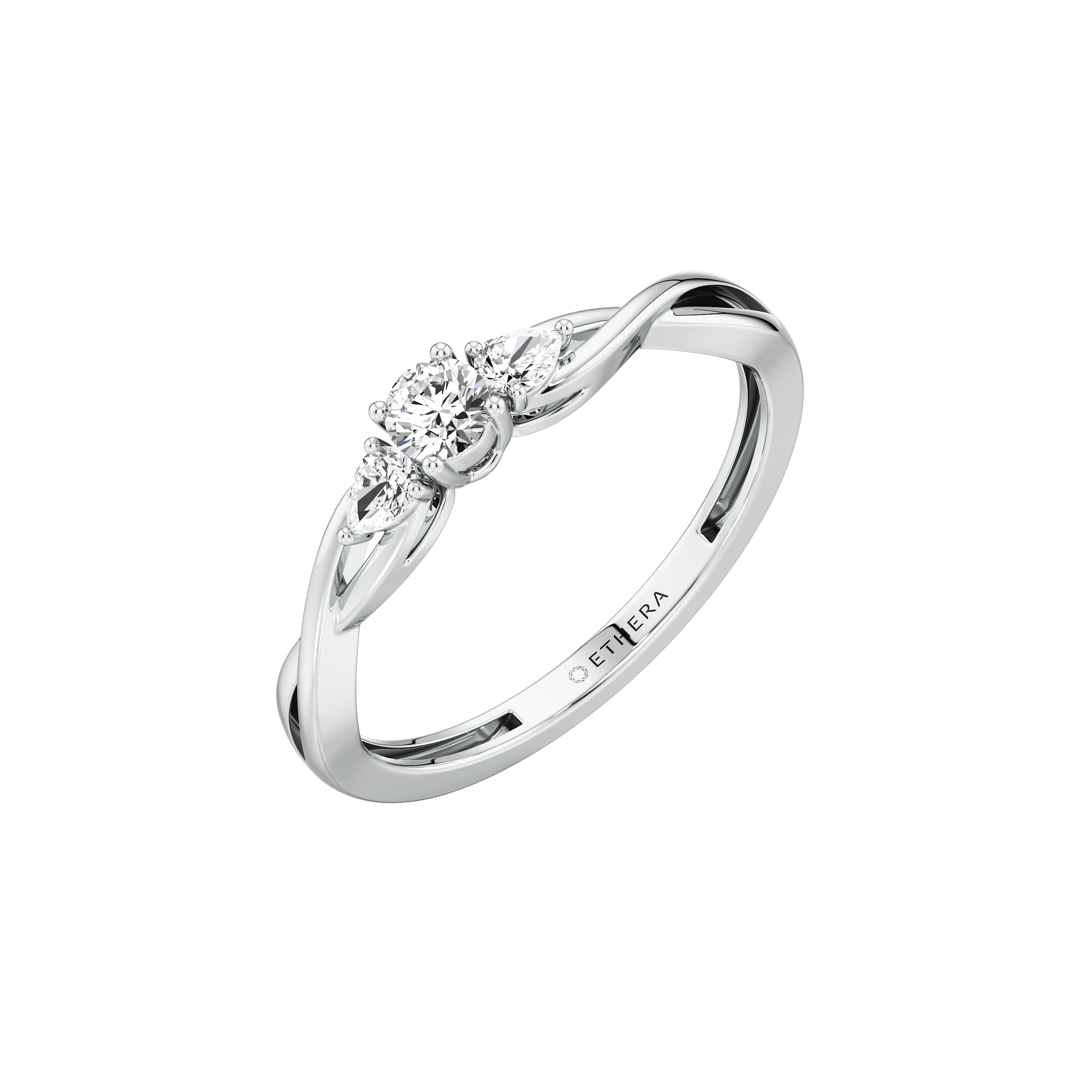 Trio Pear Ring 4