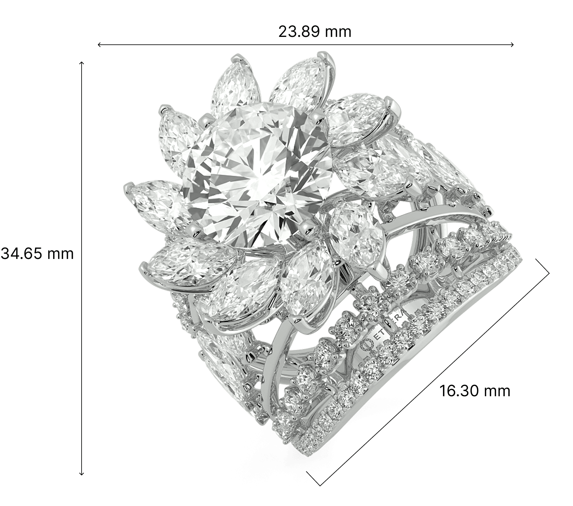 Majestic Aura Cocktail Ring 6