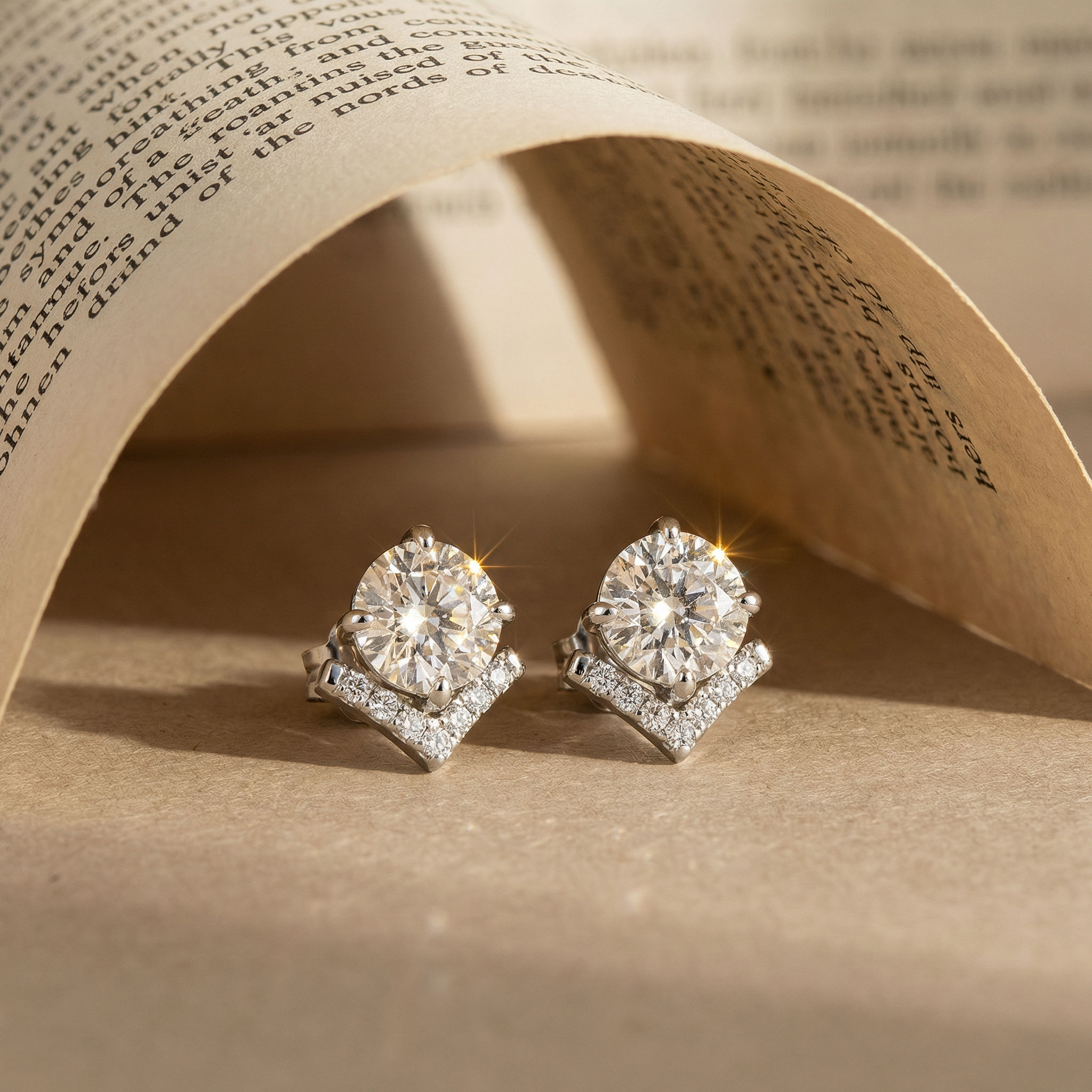 The Jewel Cradle Stud Earrings 2