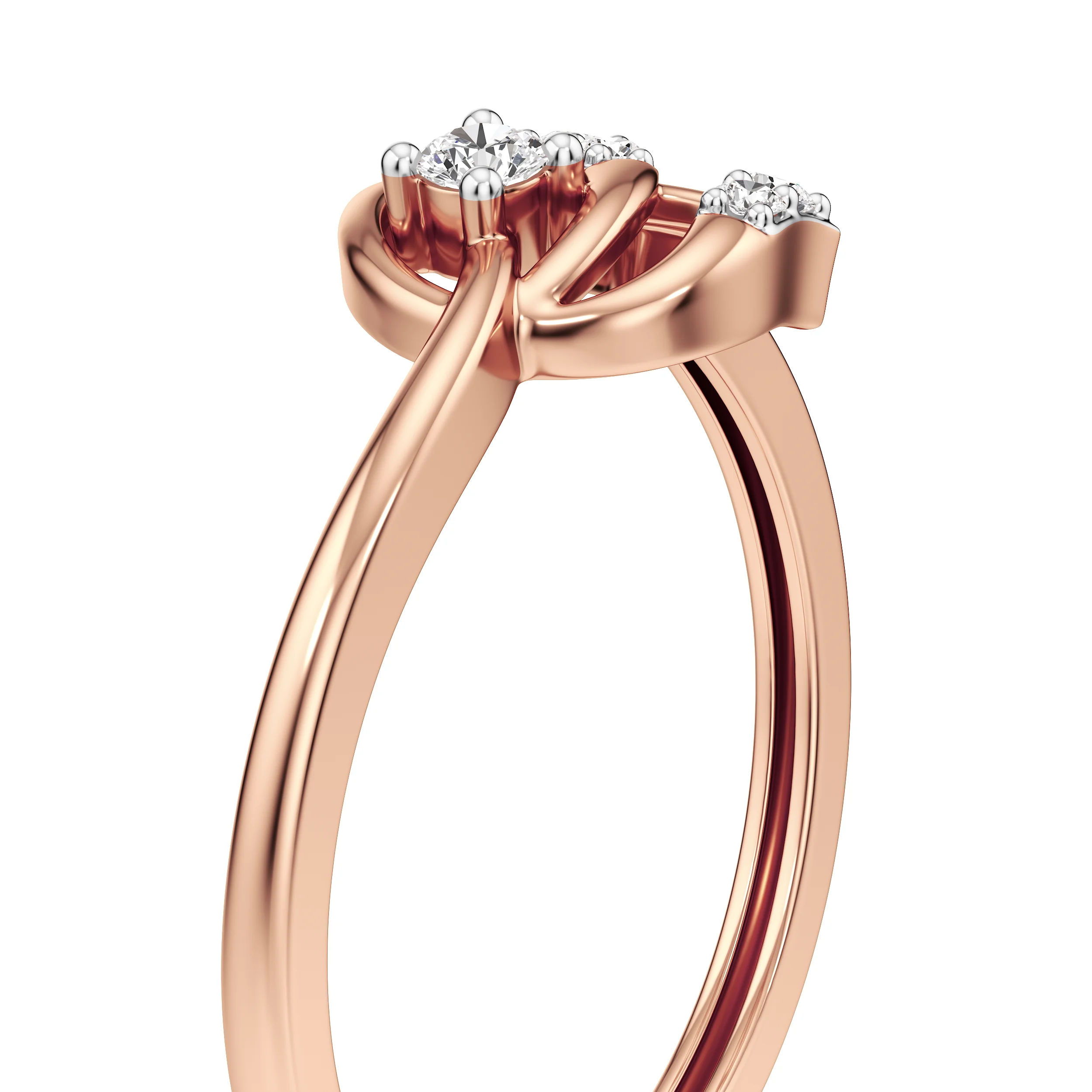 Twirl Bloom Diamond Ring 20