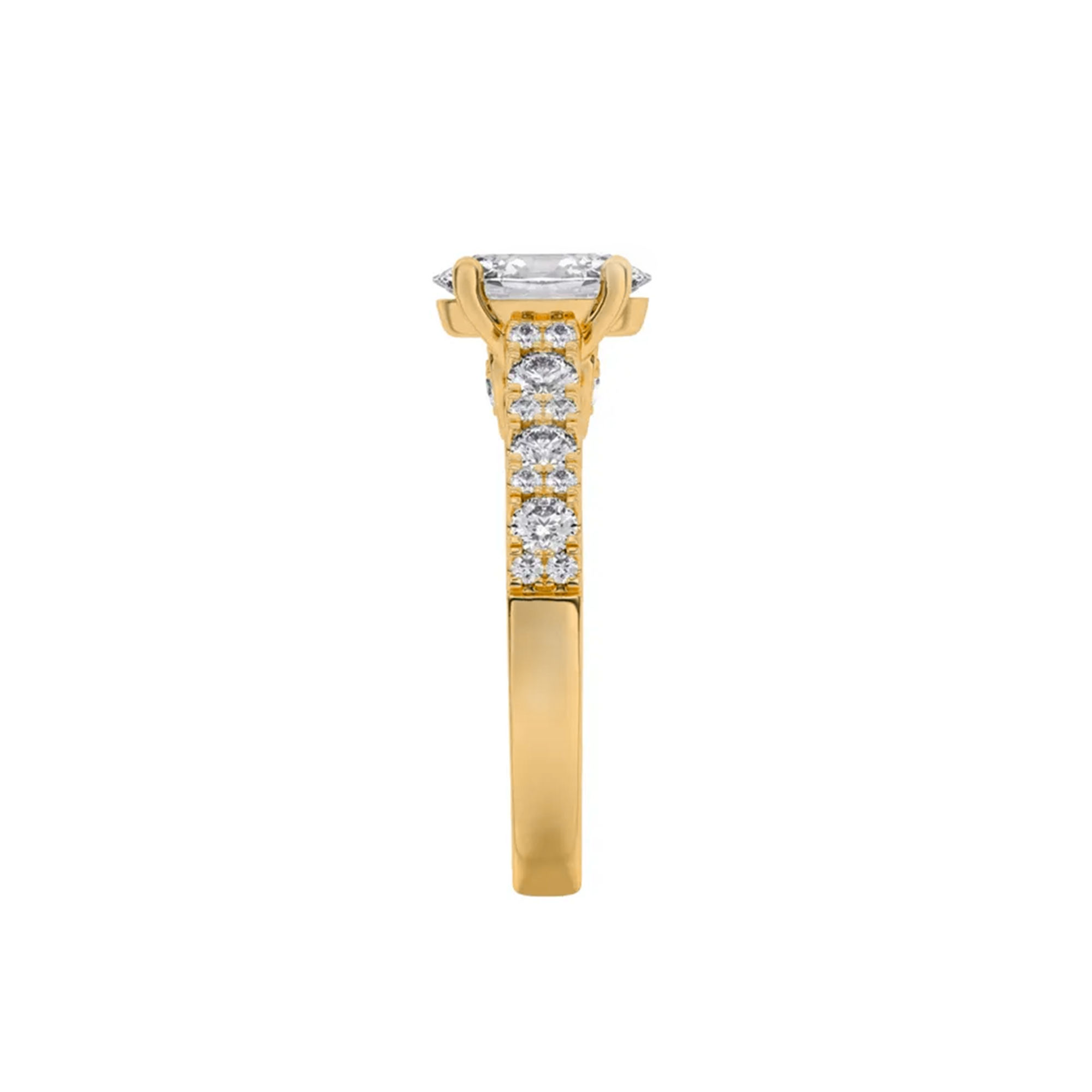 Nouveau Brilliance Solitaire Ring 5