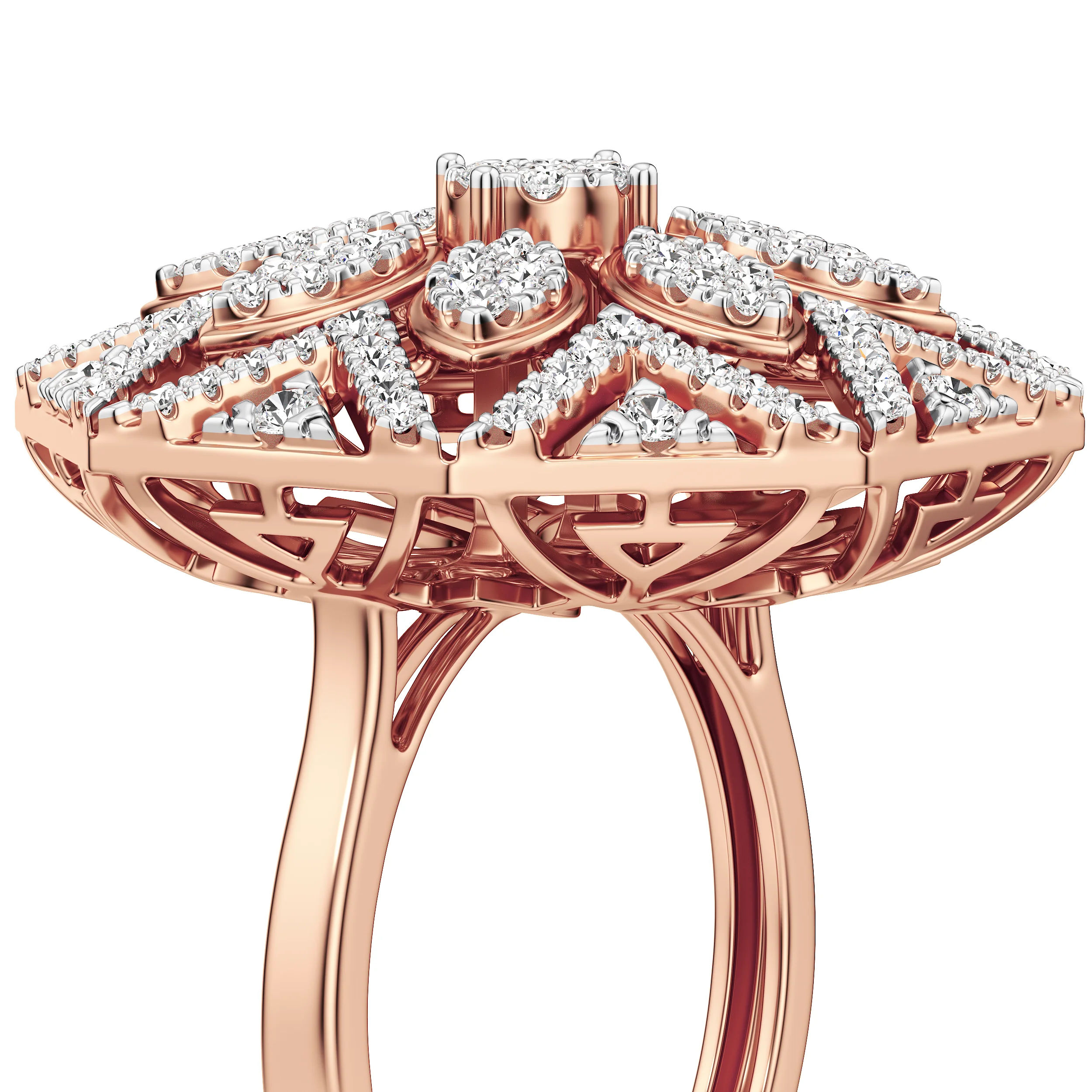 OctaBloom Statement Ring 19