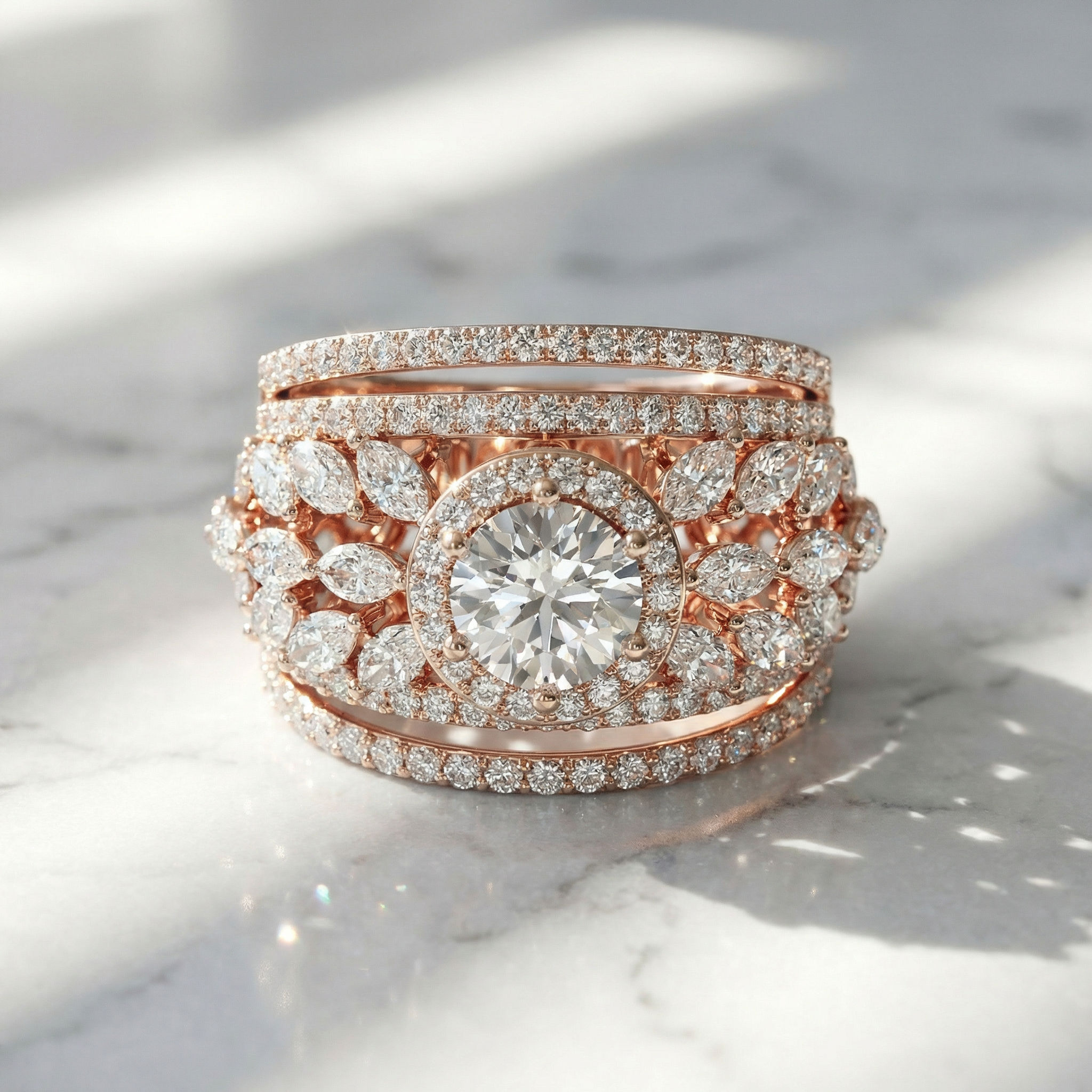 Majestic Radiance Cocktail Ring 2