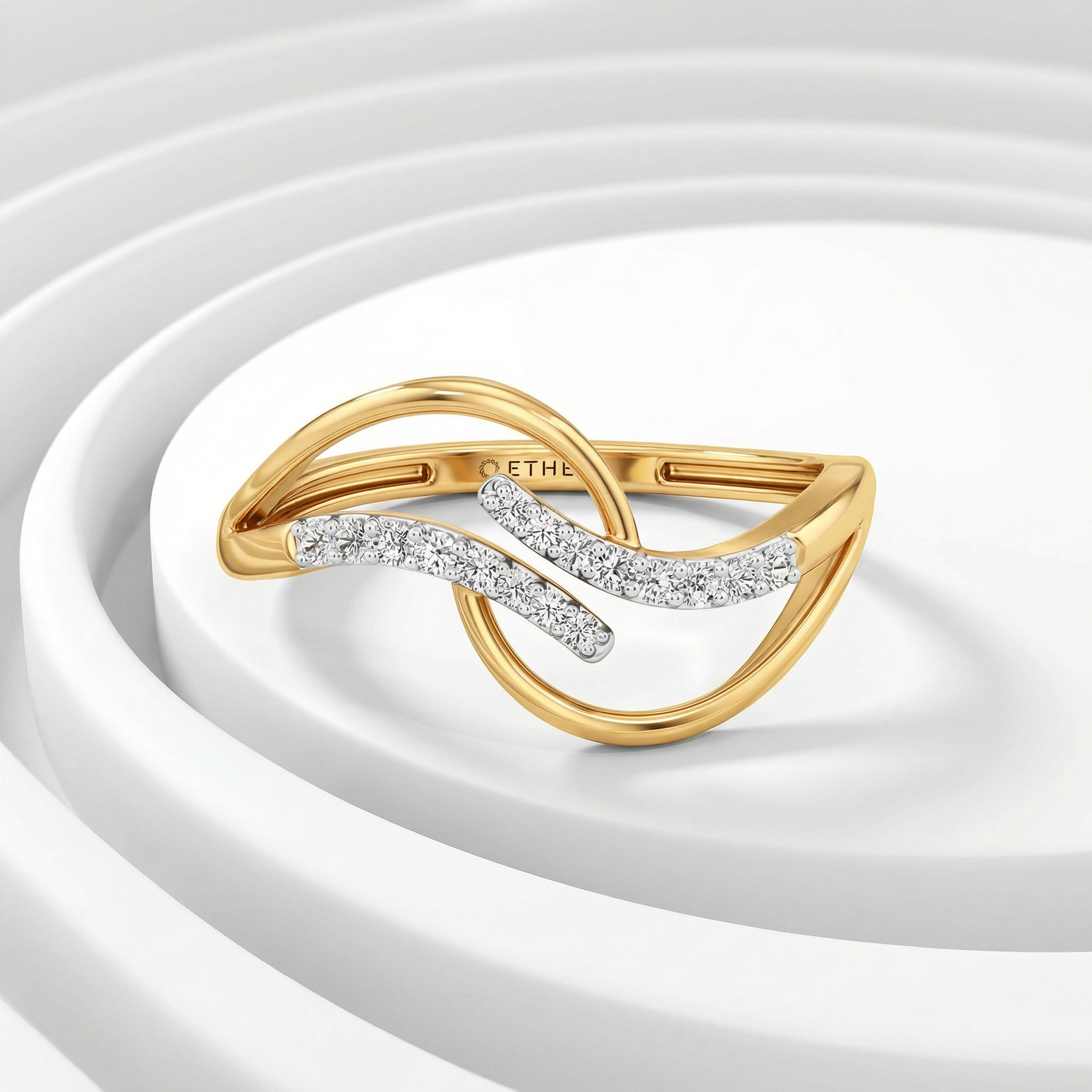Infinity Flow Diamond Ring 2